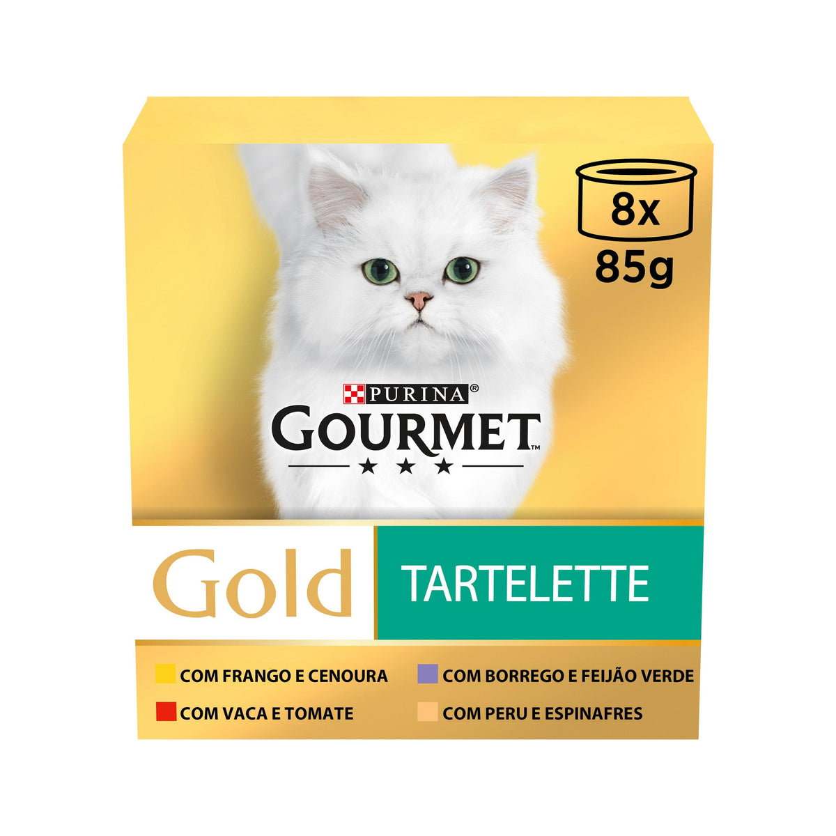 Comida Húmida para Gato Tartelette Seleção de Sabores Purina Goumet Gold