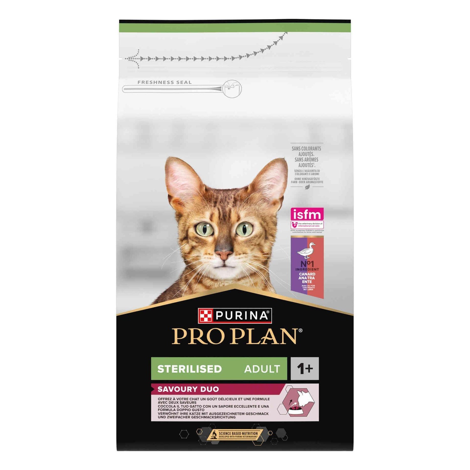 Ração para Gato Adulto Esterilizado Savoury Duo Pato e Fígado Purina Pro Plan