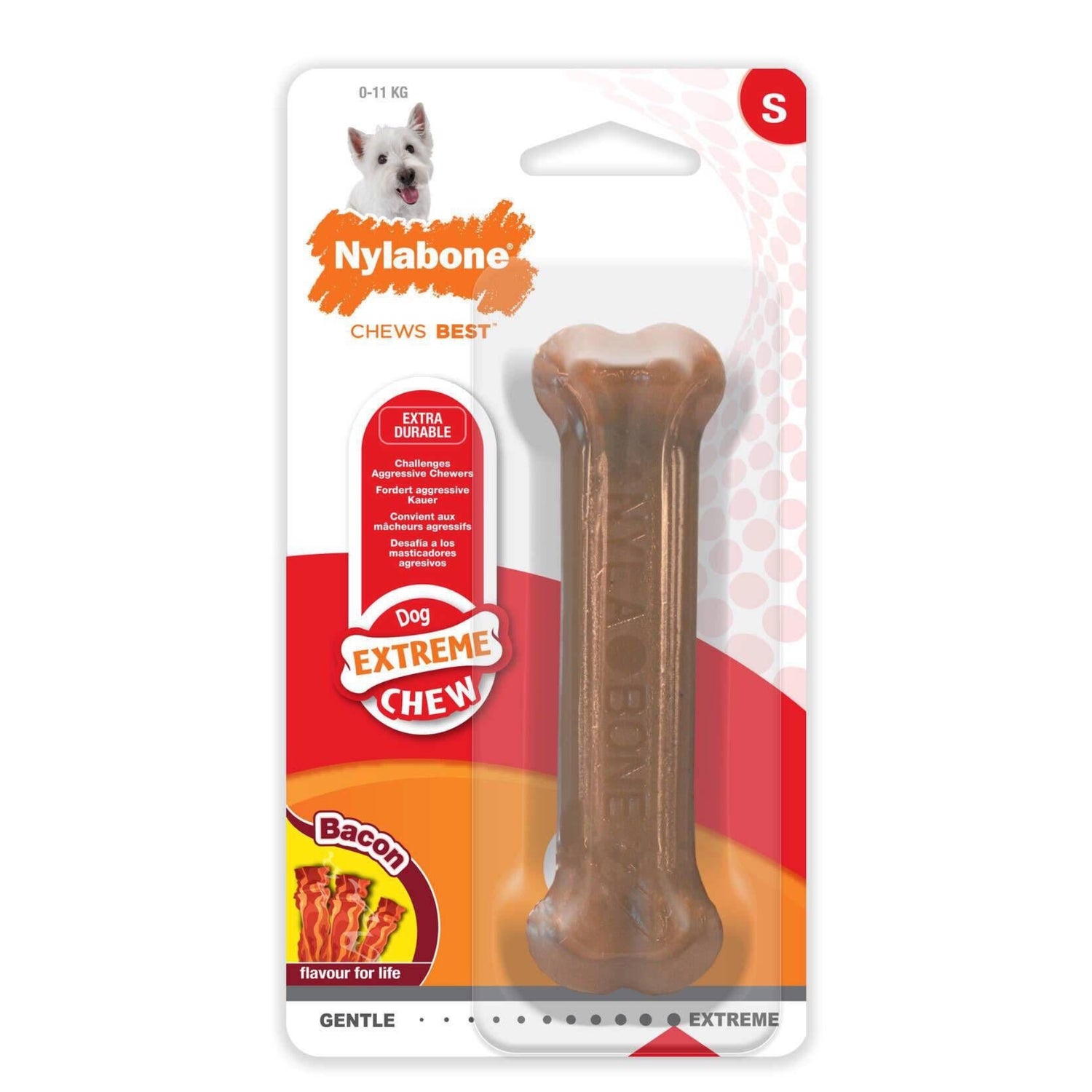 Brinquedo para Cão Dura Bacon Nylabone