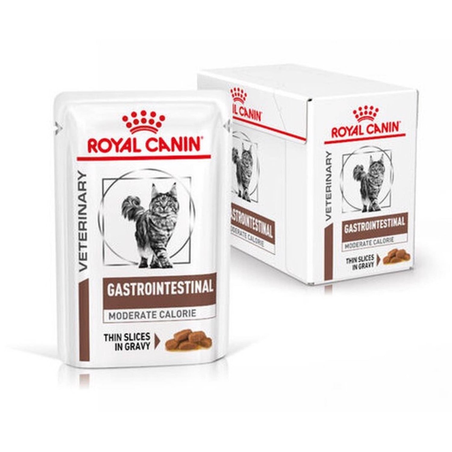 Pack Comida Húmida para Gato Gastrointestinal Royal Canin Veterinary Diets