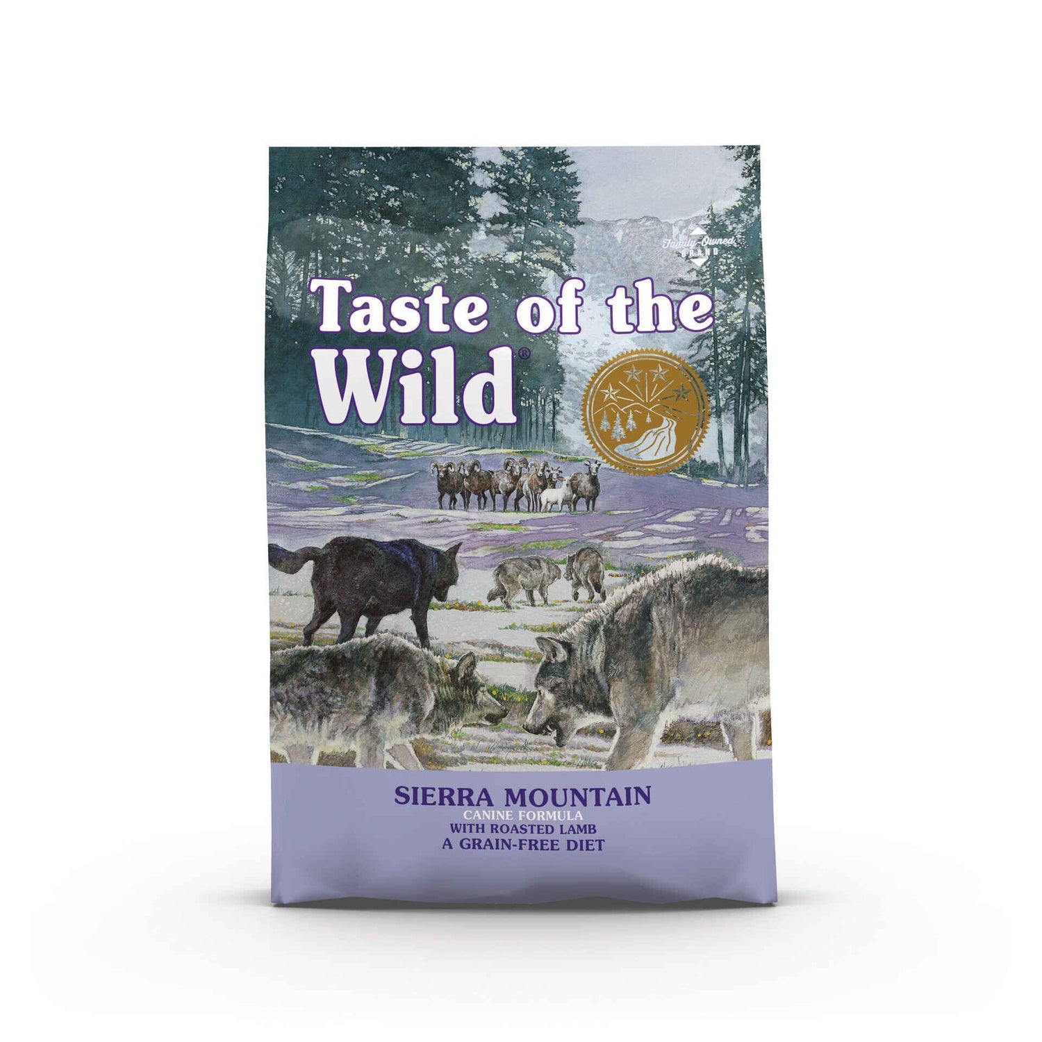 Ração para Cão Adulto Sierra Mountain Roasted Lamb Grainfree Taste of the Wild