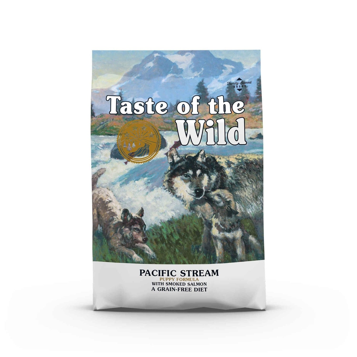 Ração para Cão Júnior Pacific Stream Sem Cereais Salmão Fumado Taste of the Wild