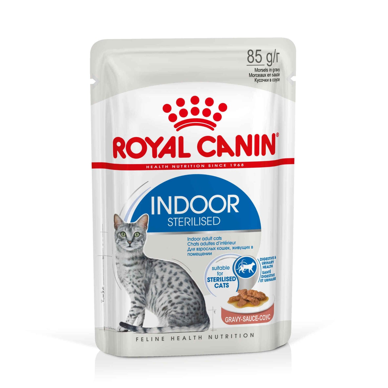 Comida Húmida para Gato Adulto Esterilizado Indoor Saquetas Royal Canin