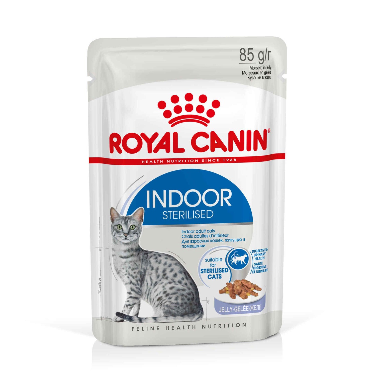 Comida Húmida para Gato Adulto Esterilizado Indoor Saquetas Royal Canin