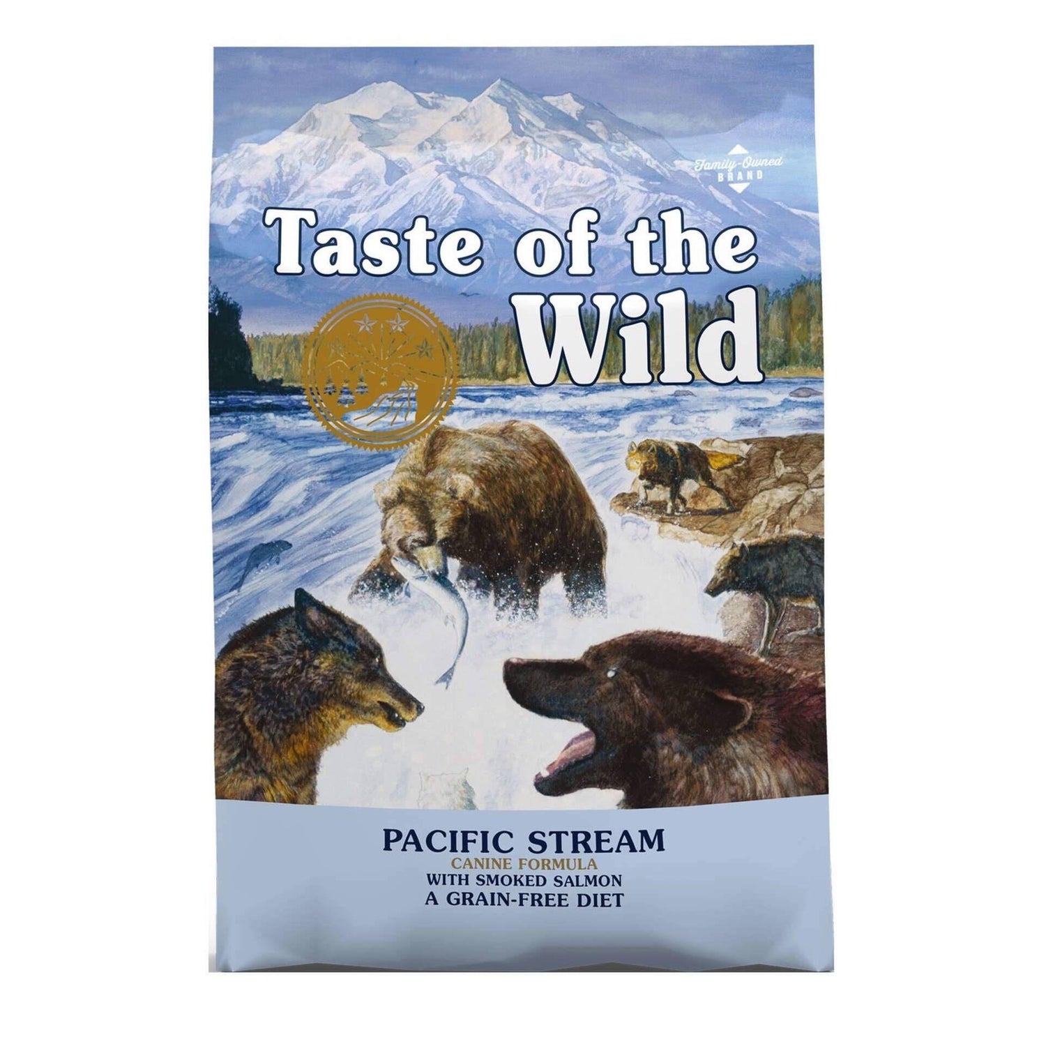 Ração para Cão Adulto Pacific Stream Sem Cereais Salmão Fumado Taste of the Wild