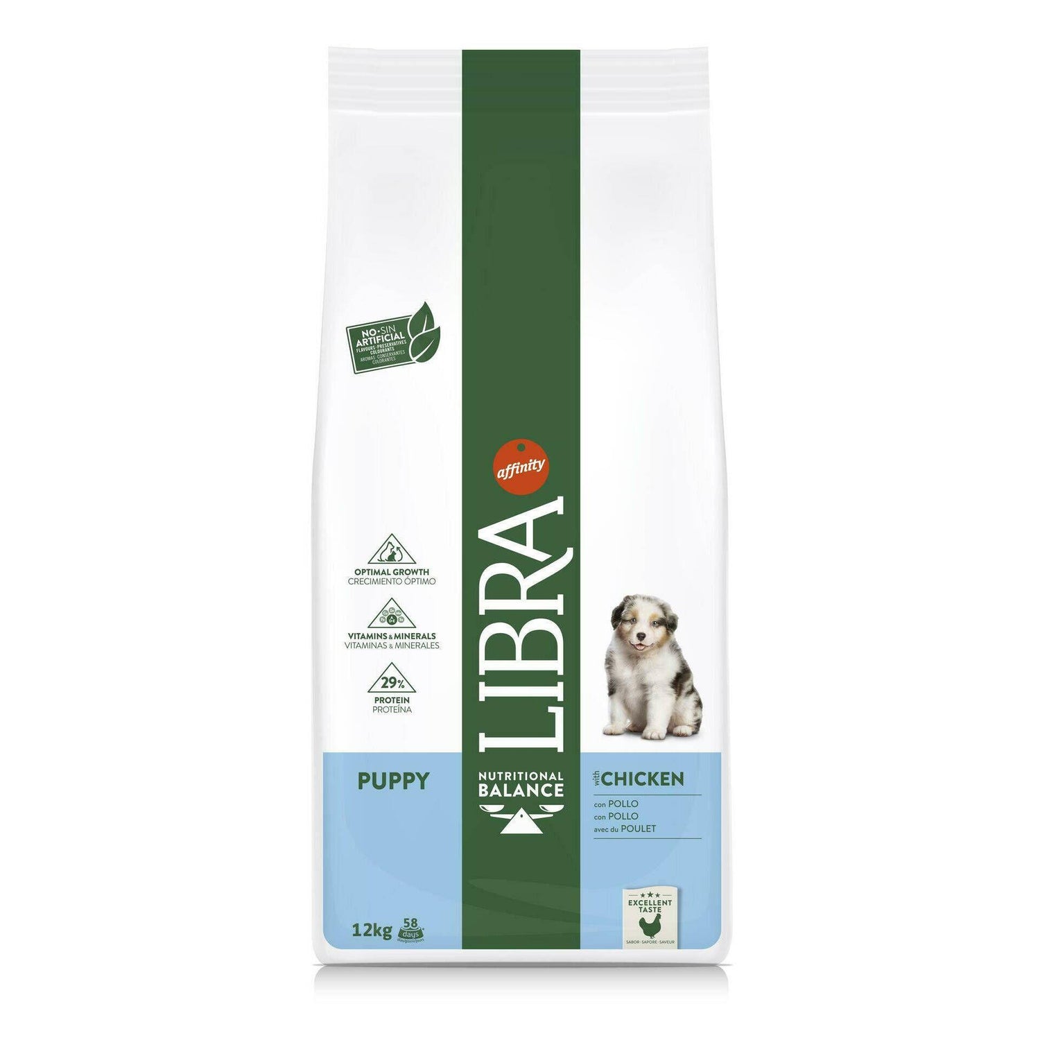 Ração para Cão Júnior Frango e Arroz Libra