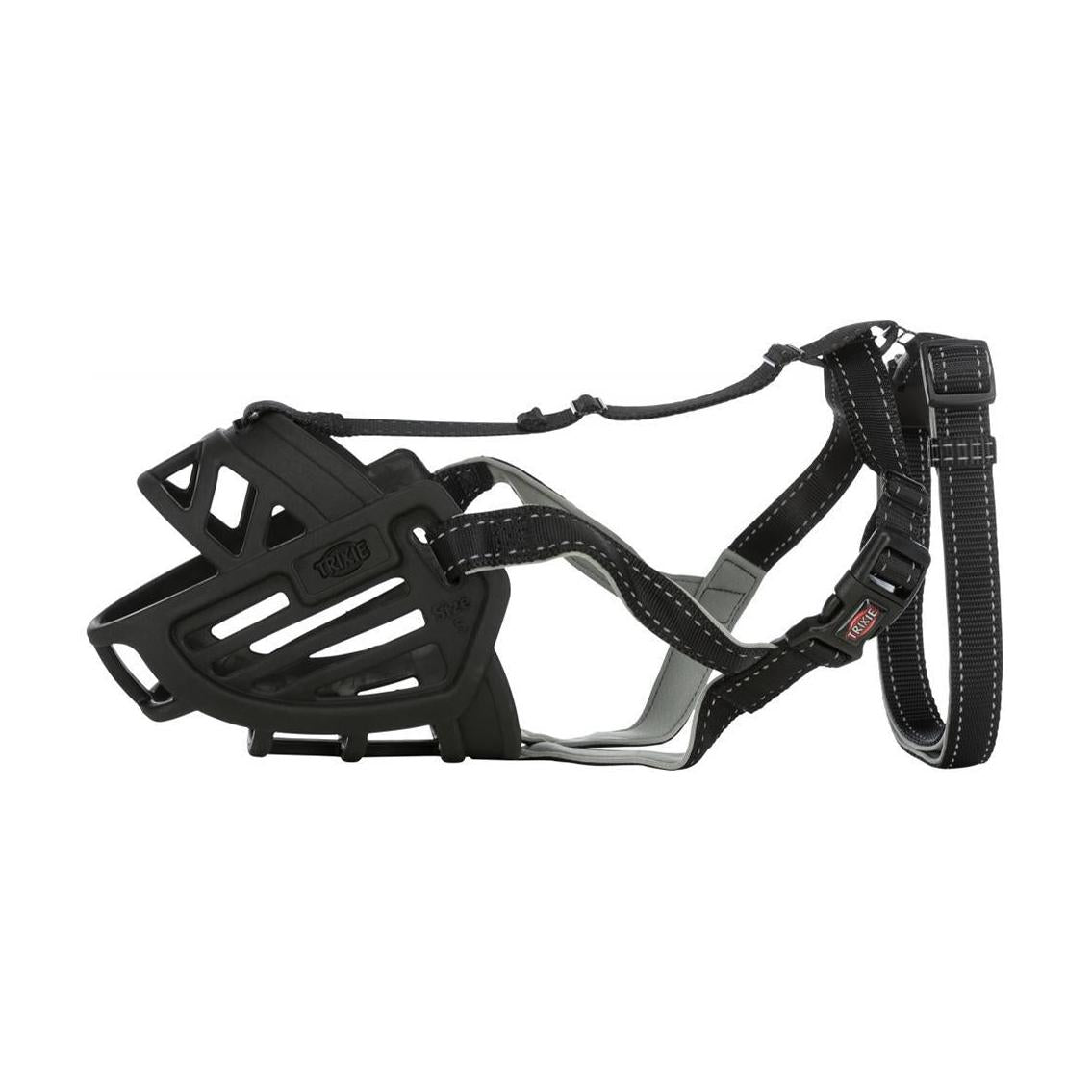 Açaime Silicone Flexível Preto Trixie