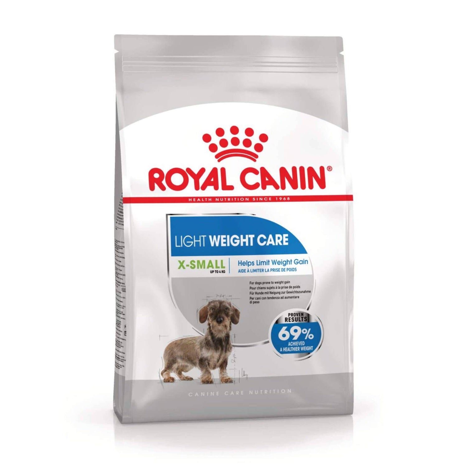 Ração para Cão Mini Xsmall Light Weight Care Royal Canin