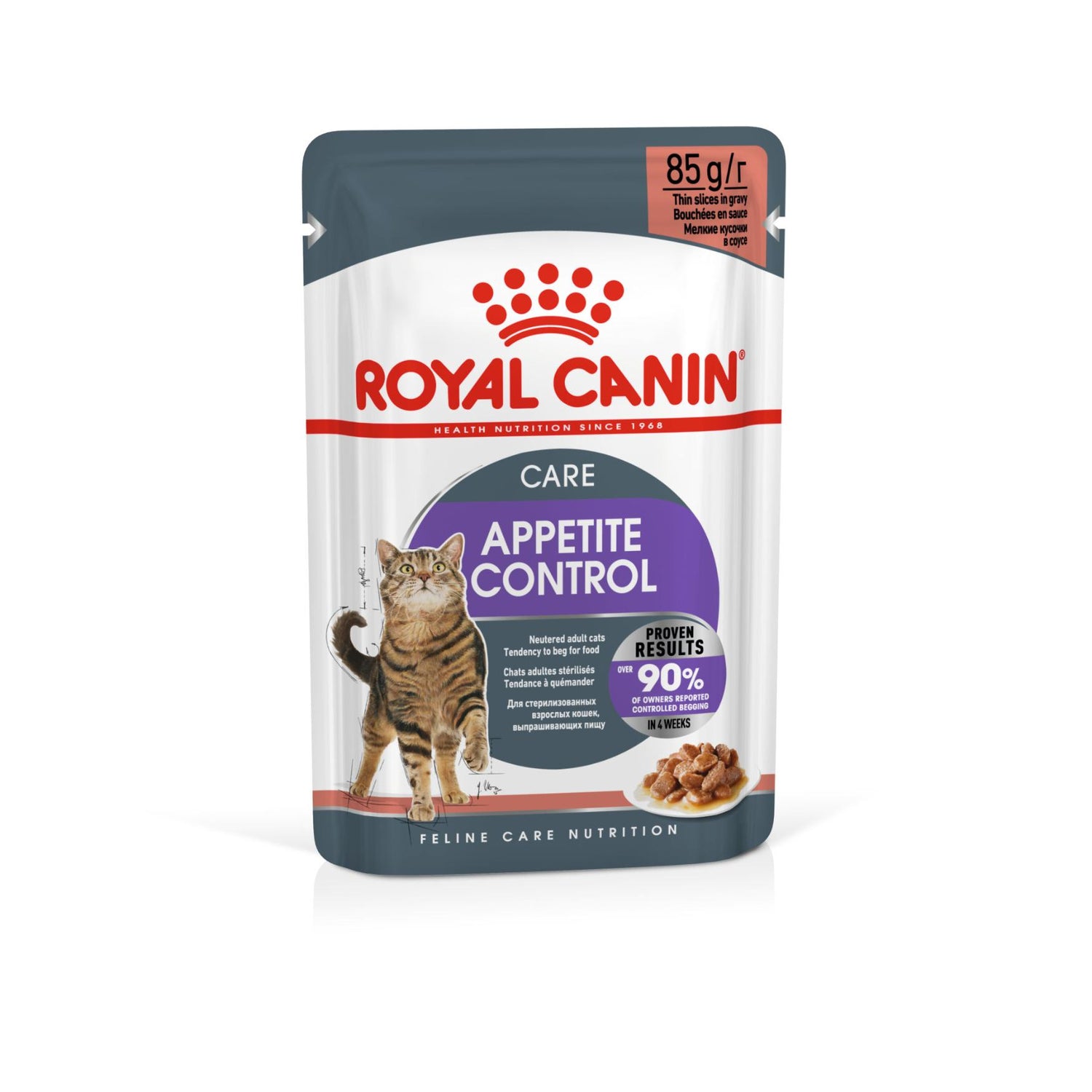 Pack Comida Húmida para Gato Controlo de Apetite Gravy Royal Canin