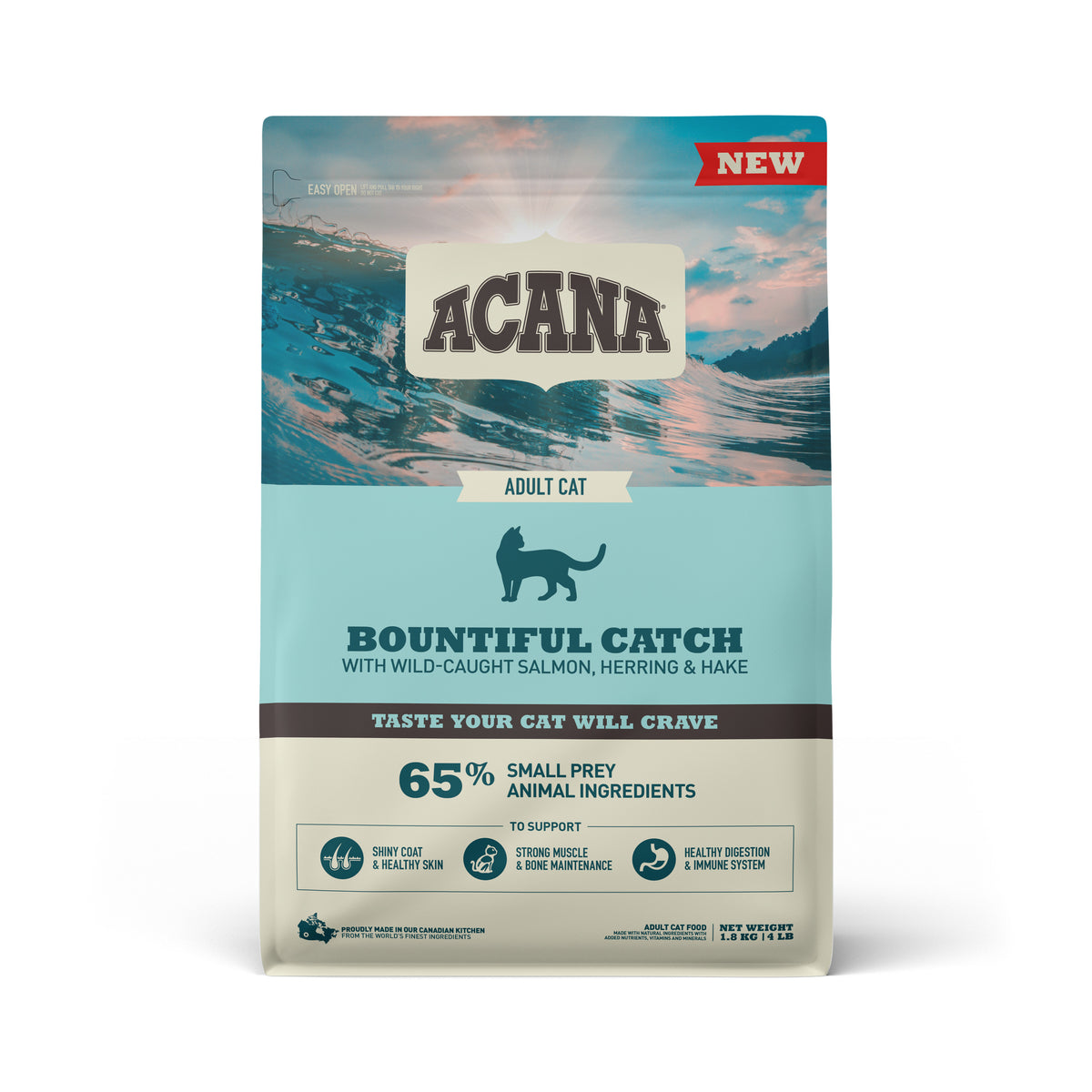 Ração para Gato Adulto Bountiful Catch Acana