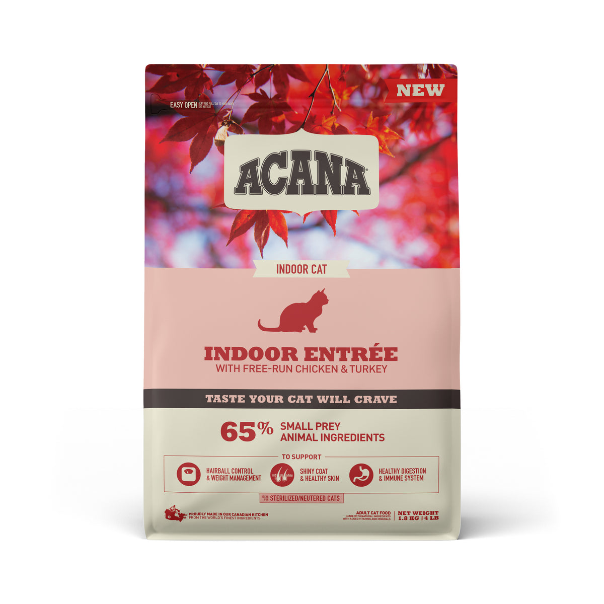 Ração para Gato Indoor Entrée Acana