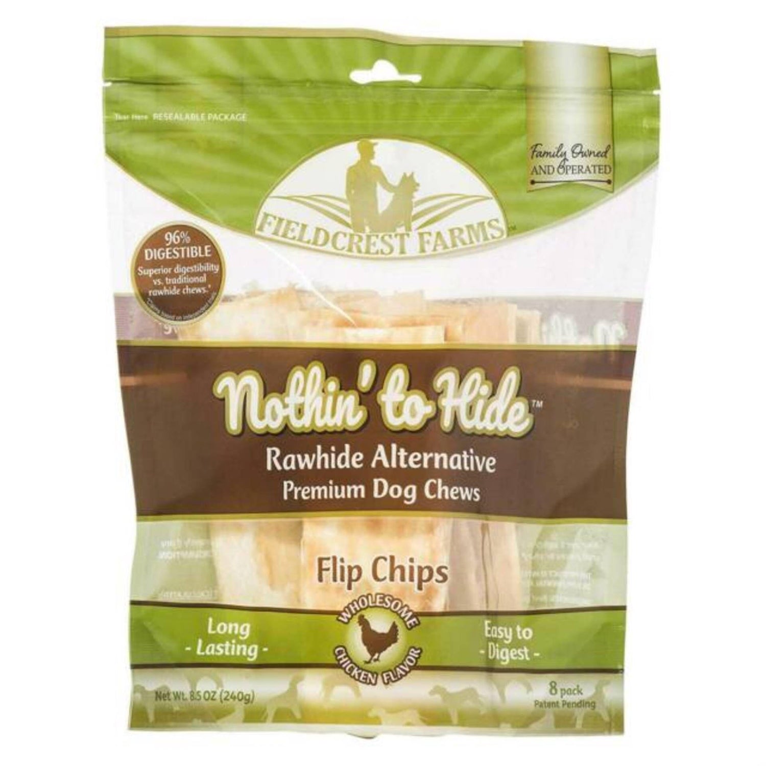 Osso Natural Frango Flip Chips Nothin' To Hide