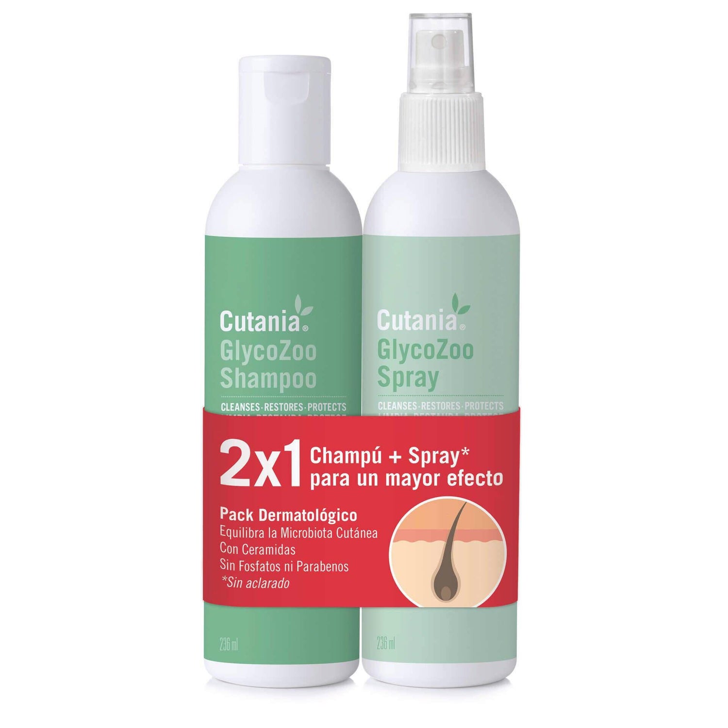 Cutania Glycozoo Pack Champô e Spray