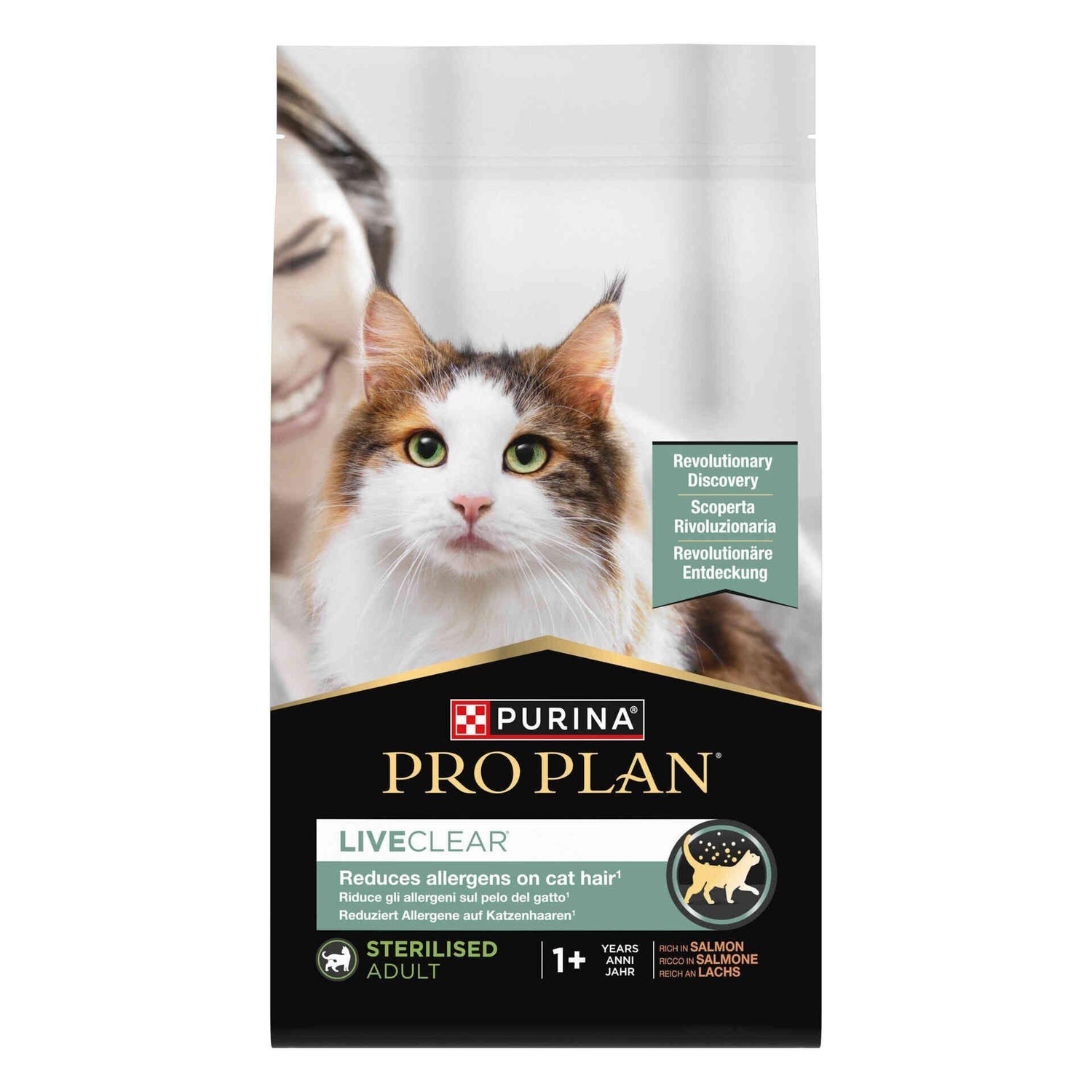Ração para Gato Adulto Esterilizado Live Clear Salmão Purina Pro Plan