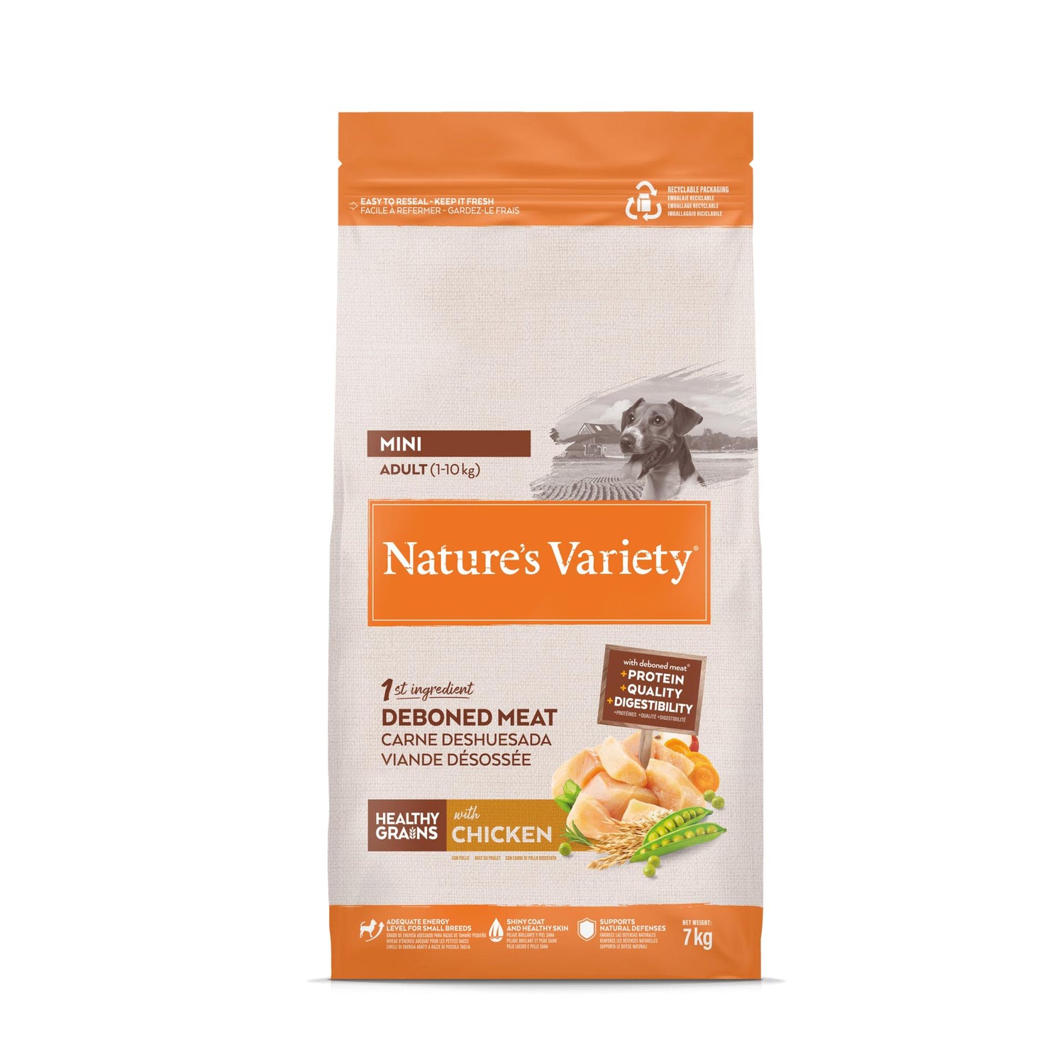 Ração para Cão Adulto Mini Original Frango Nature'S Variety