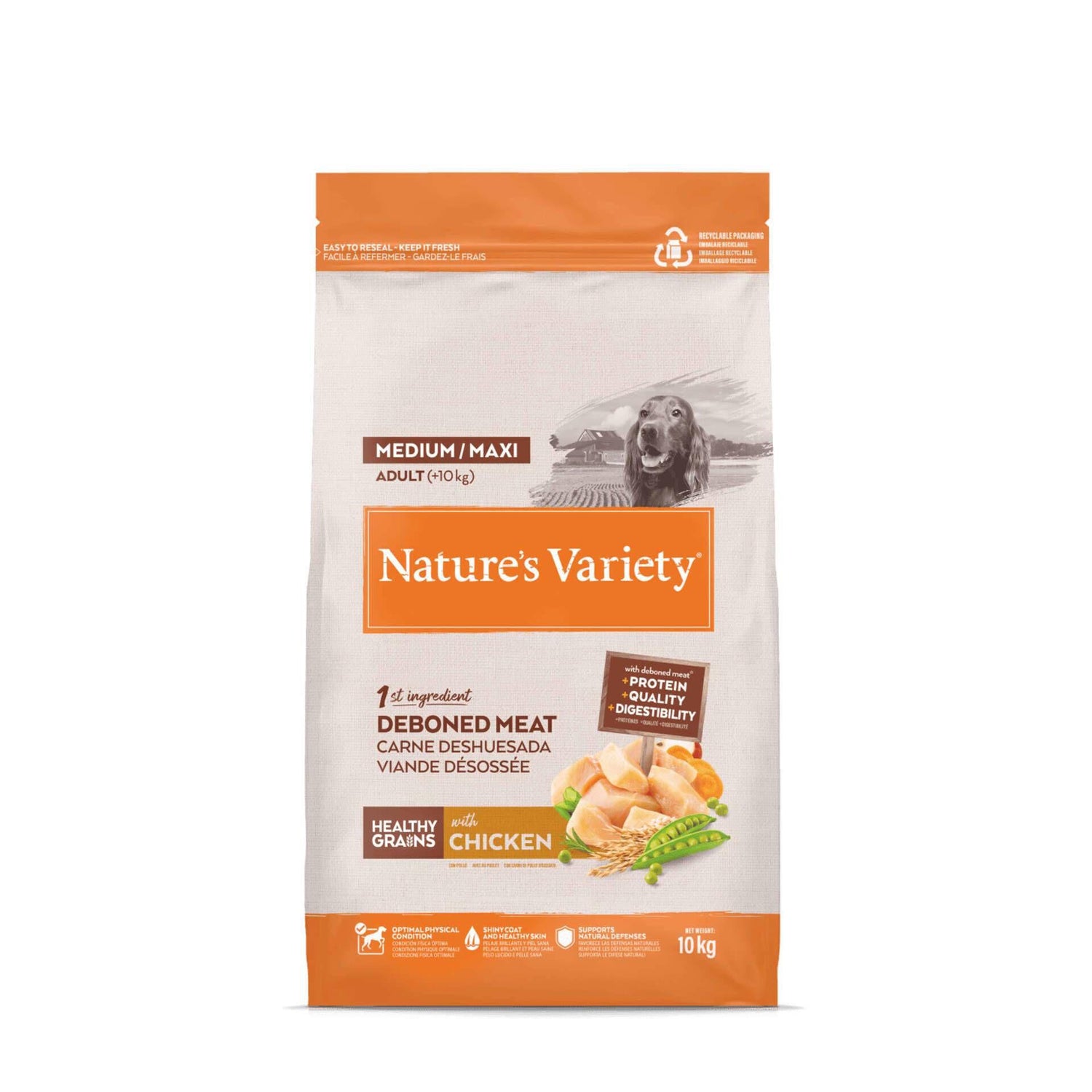 Ração para Cão Adulto Médio Original Frango Nature'S Variety