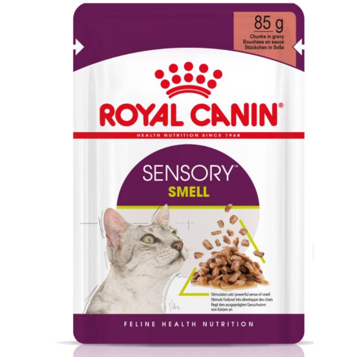 Comida Húmida para Gato Sensory Smell Gravy Royal Canin
