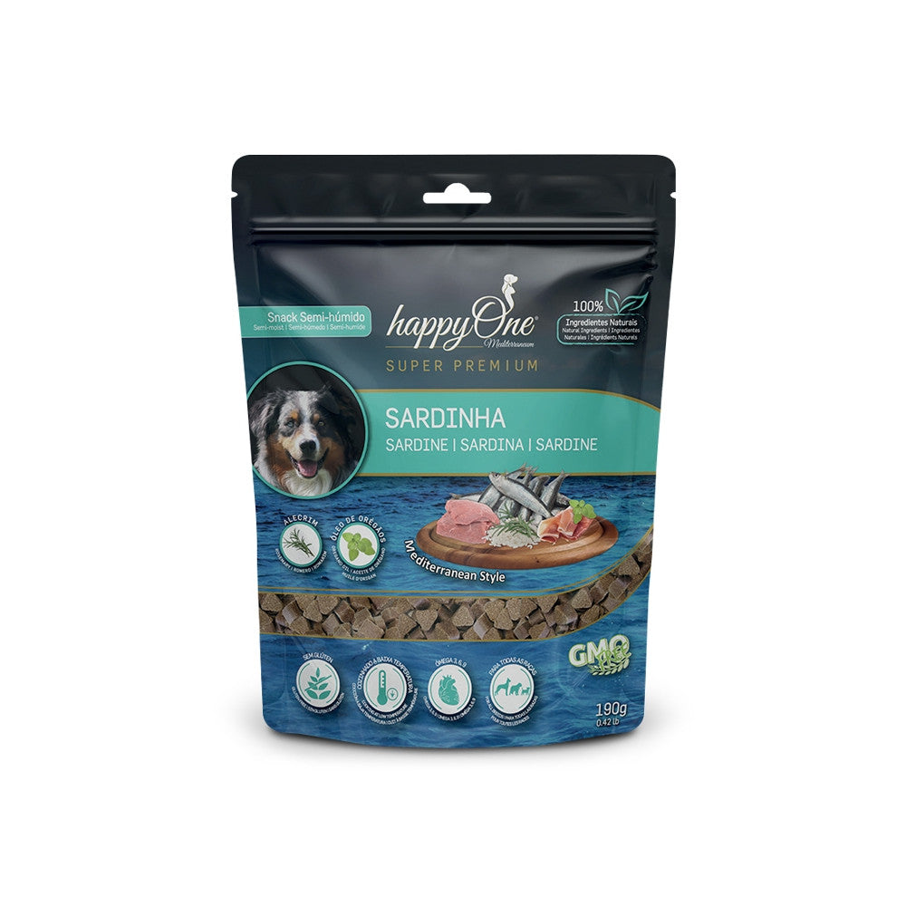 Snack Cão Sardinha happyOne Mediterraneum