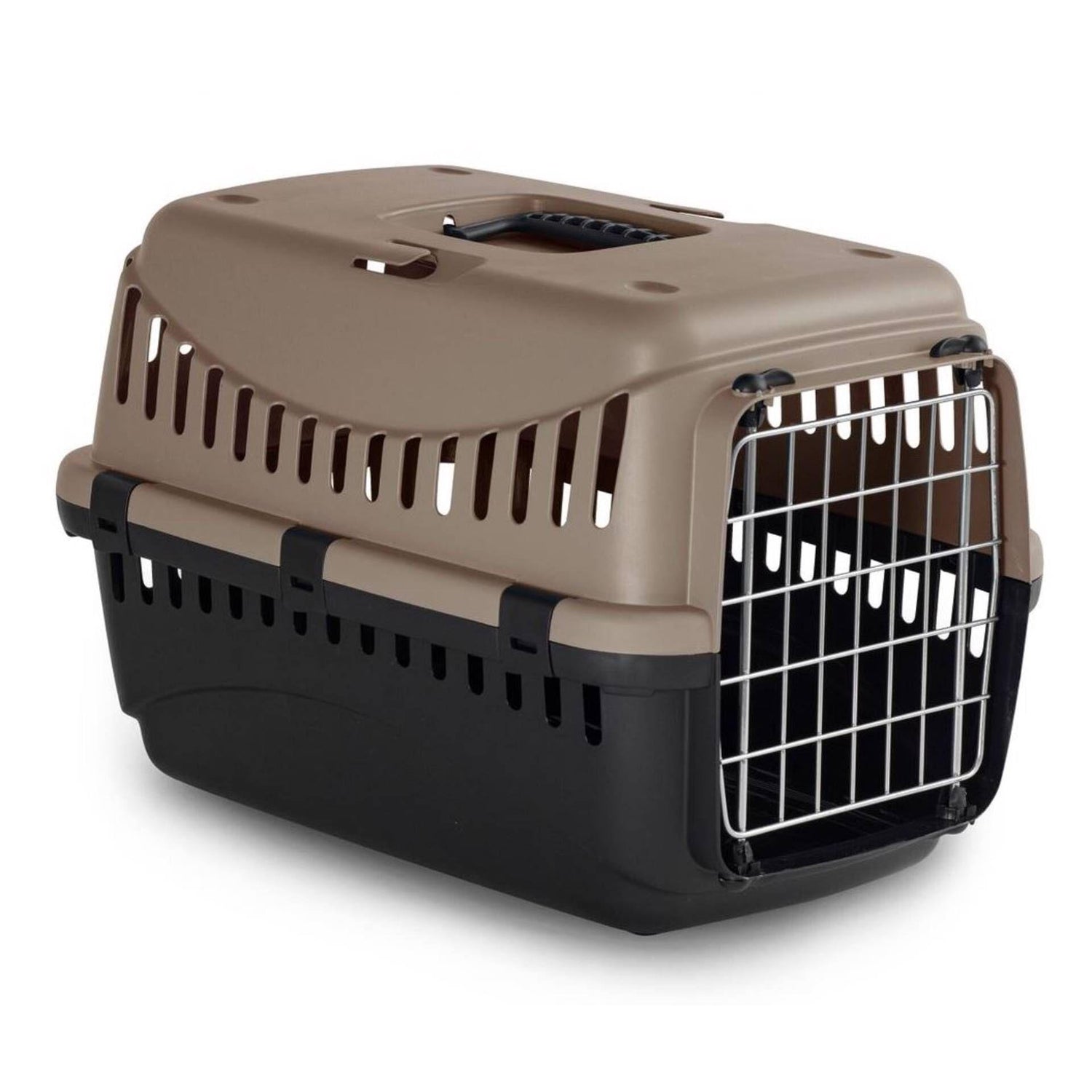 Transportadora para Gato Gipsy Porta Metal Eco Castanho Mp Bergamo