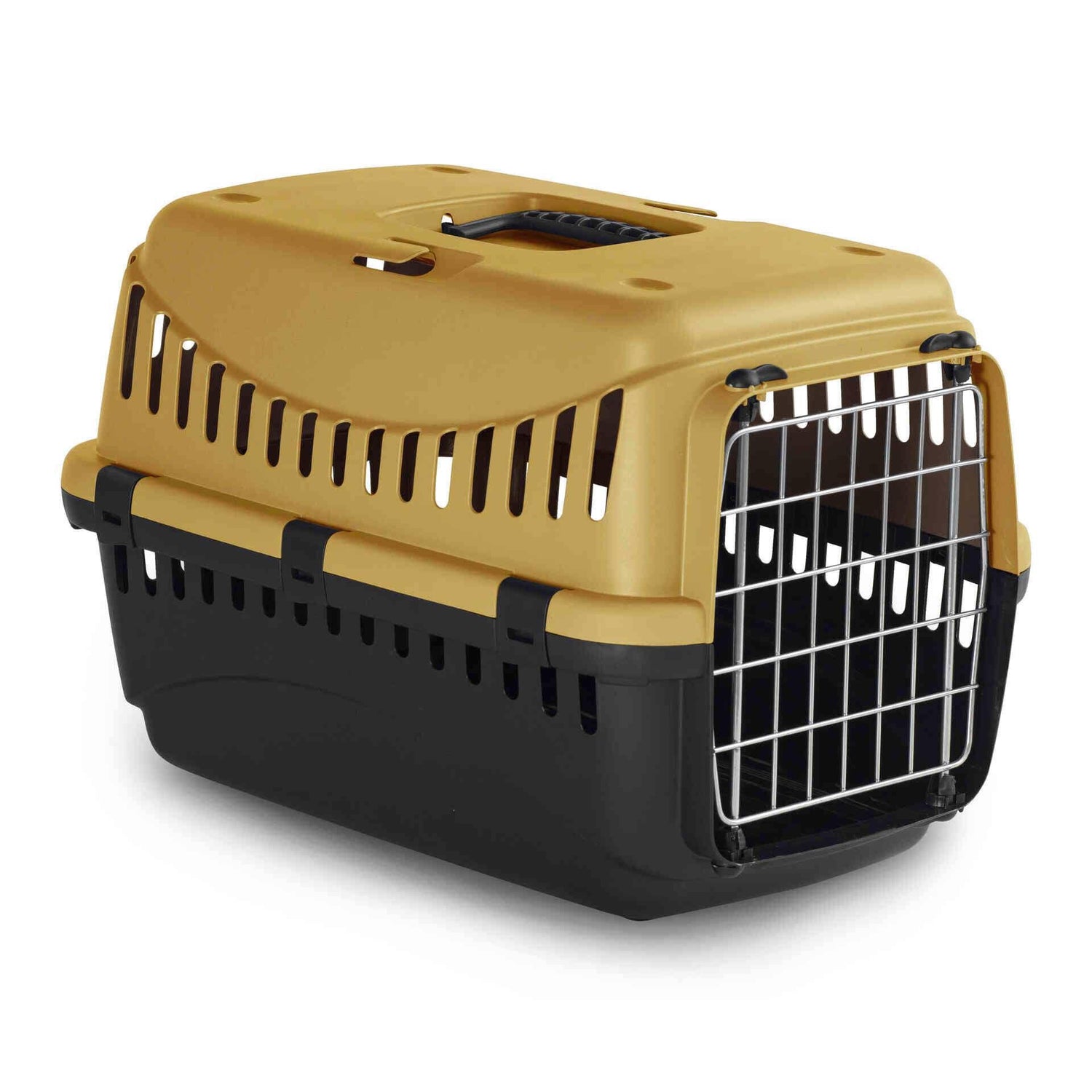 Transportadora para Gato Gipsy Porta Metal Eco Honey Amarela Mp Bergamo