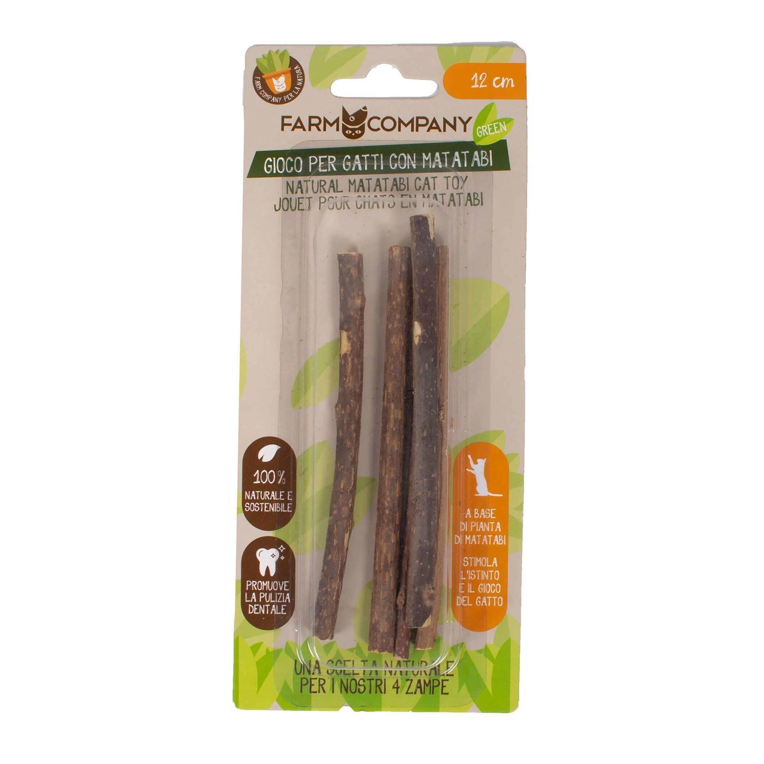 Brinquedo Natural para Gato Com Matatabi Rolos Farm Company