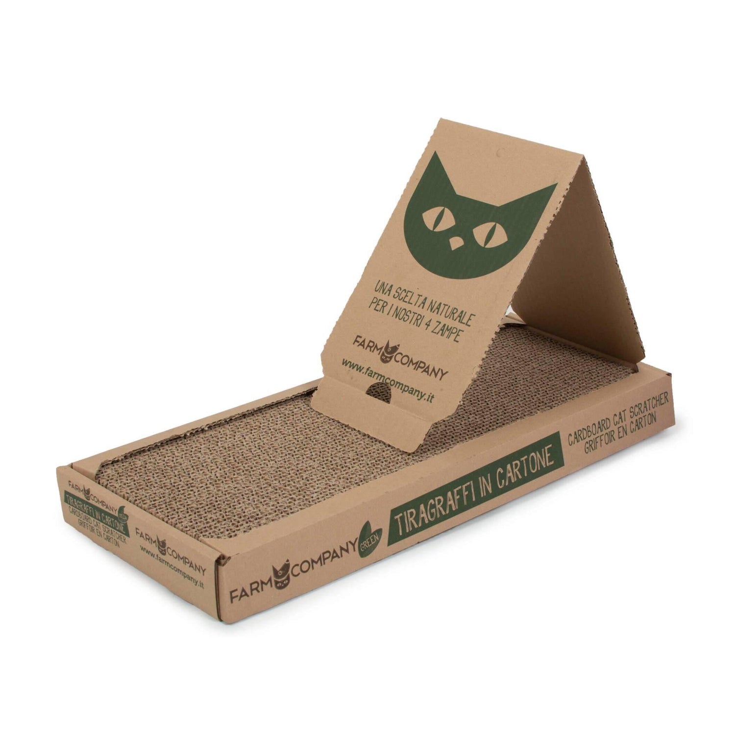 Arranhador para Gato Multifunções Com Tirgraff De Cartão Farm Company