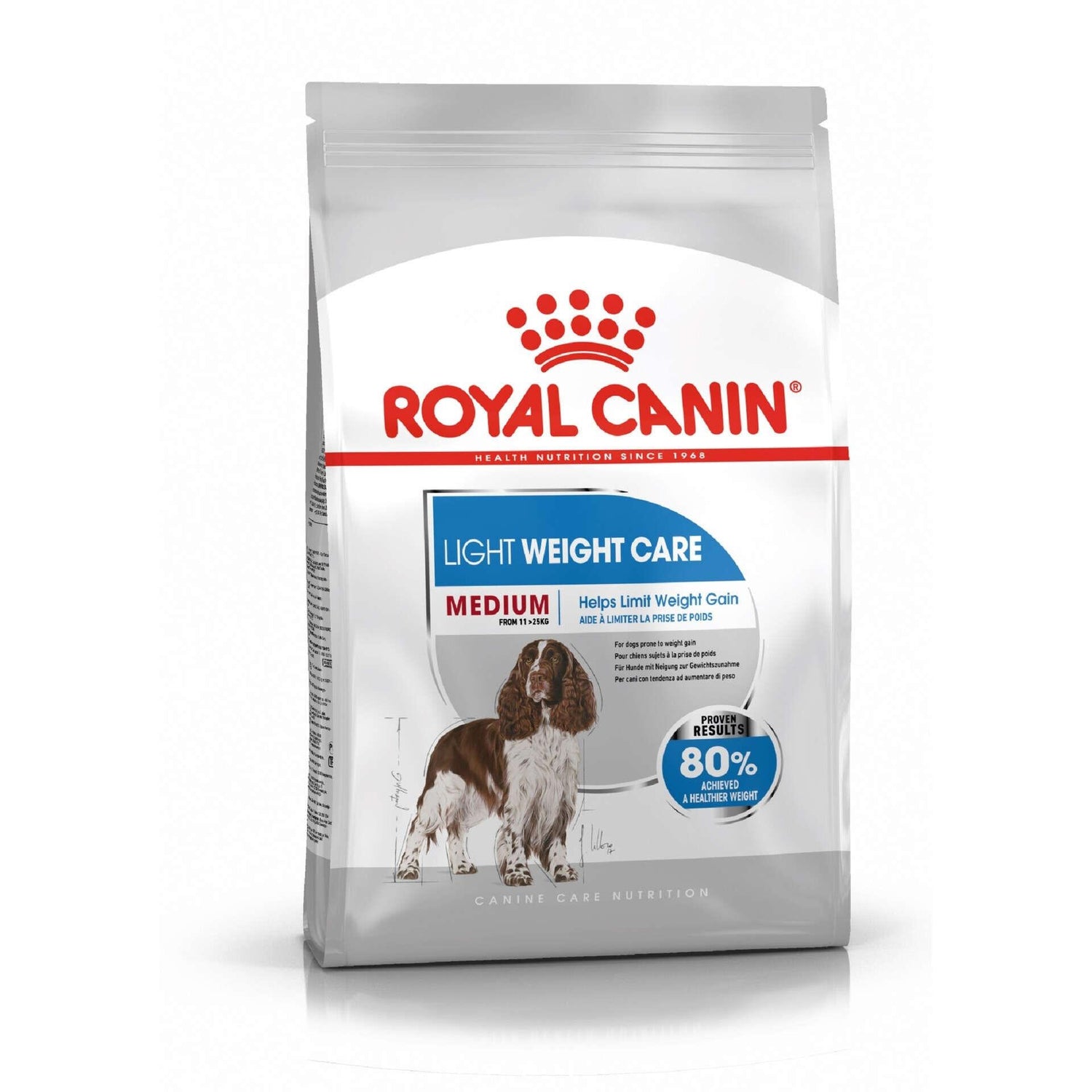 Ração para Cão Adulto Médio Light Weight Care Royal Canin