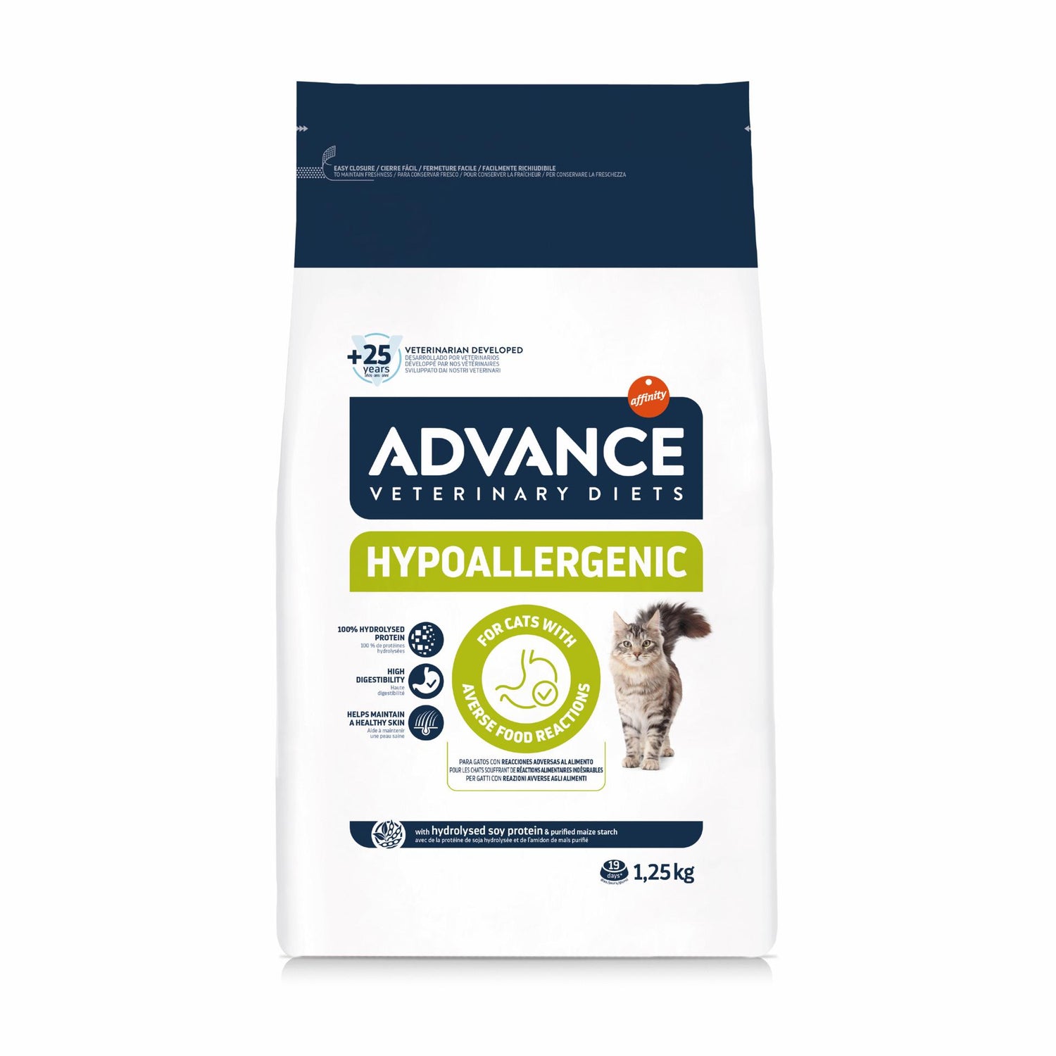 Ração para Gato Adulto Hyppoalergenic Affinity Advance Veterinary Diets