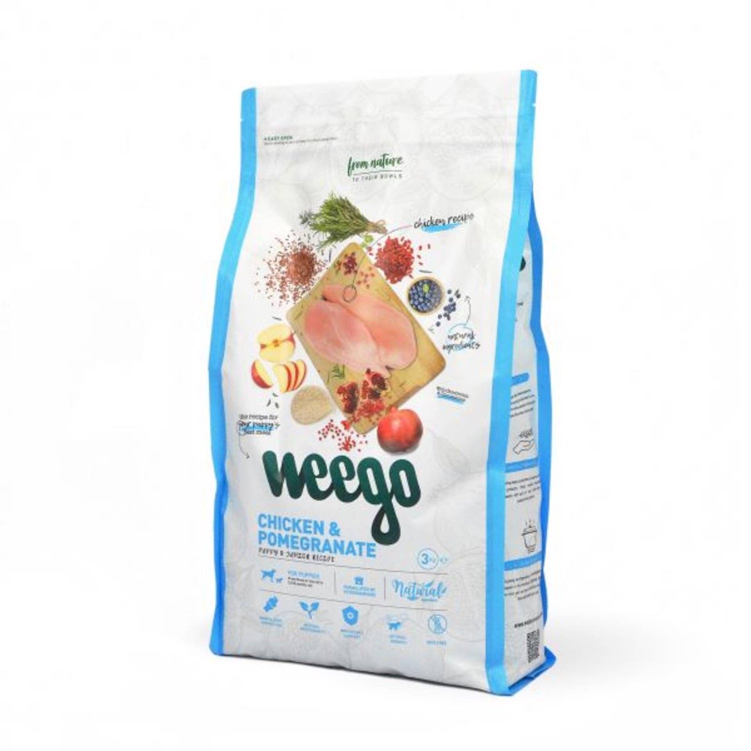 Ração para Cão Júnior Frango e Romã Weego