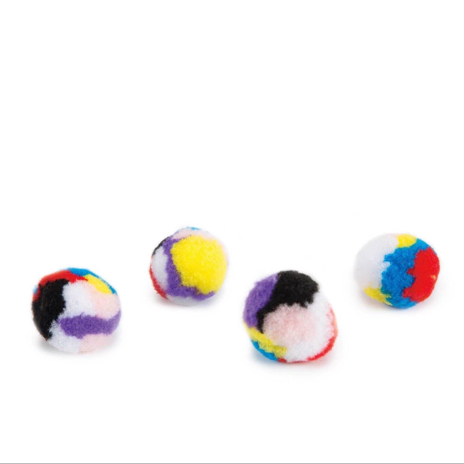 Brinquedo para Gato Bola Pom Pom Colorida Beeztees