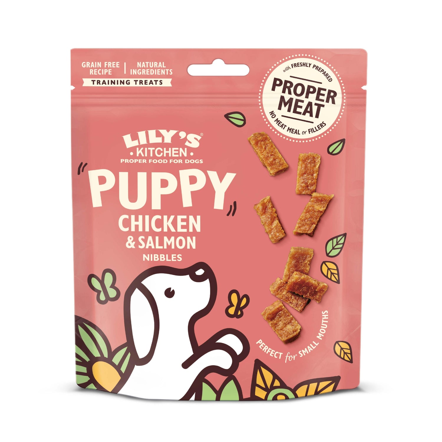 Snack para Cão Júnior Frango e Salmão Lily's Kitchen