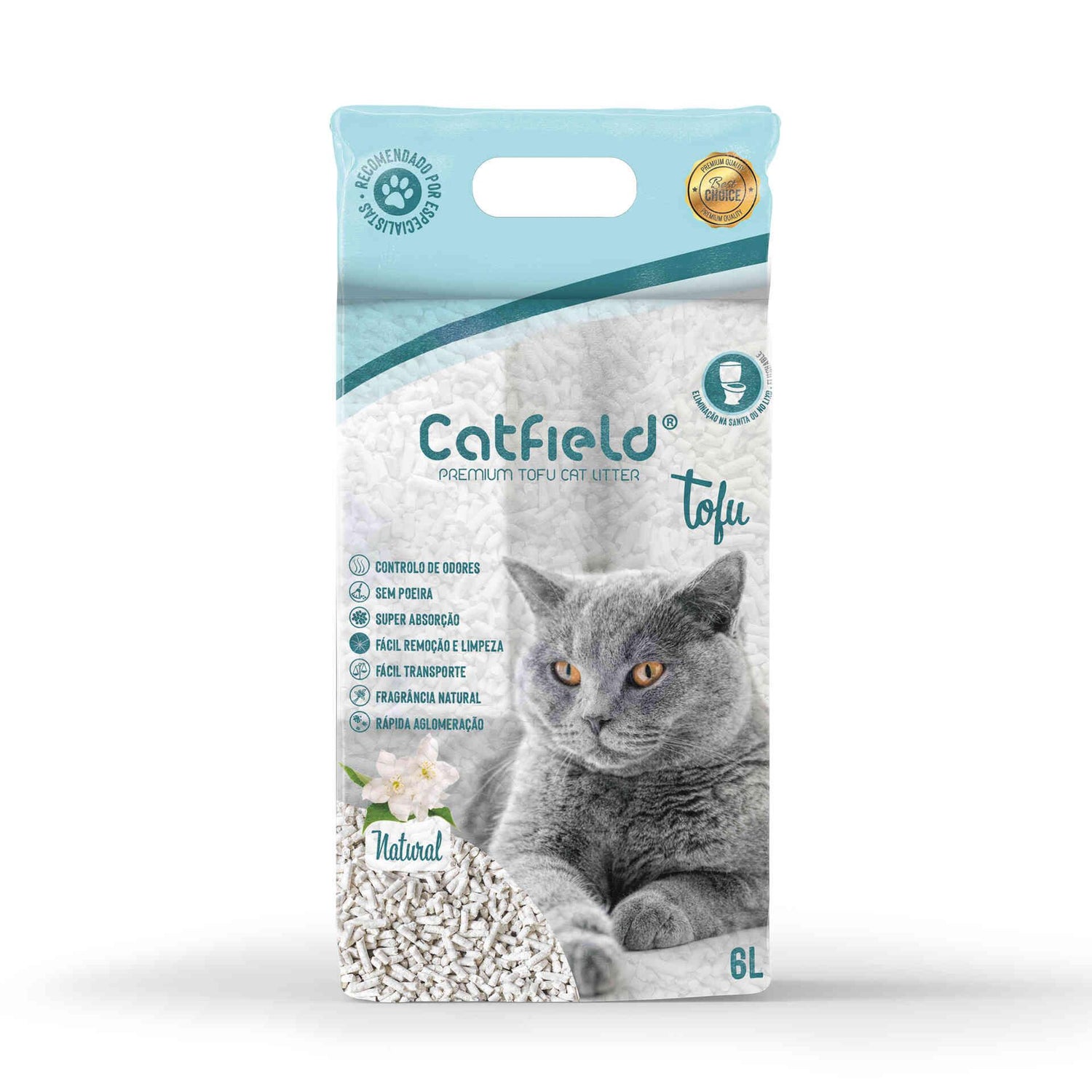 Areia Aglomerante Tofu Catfield