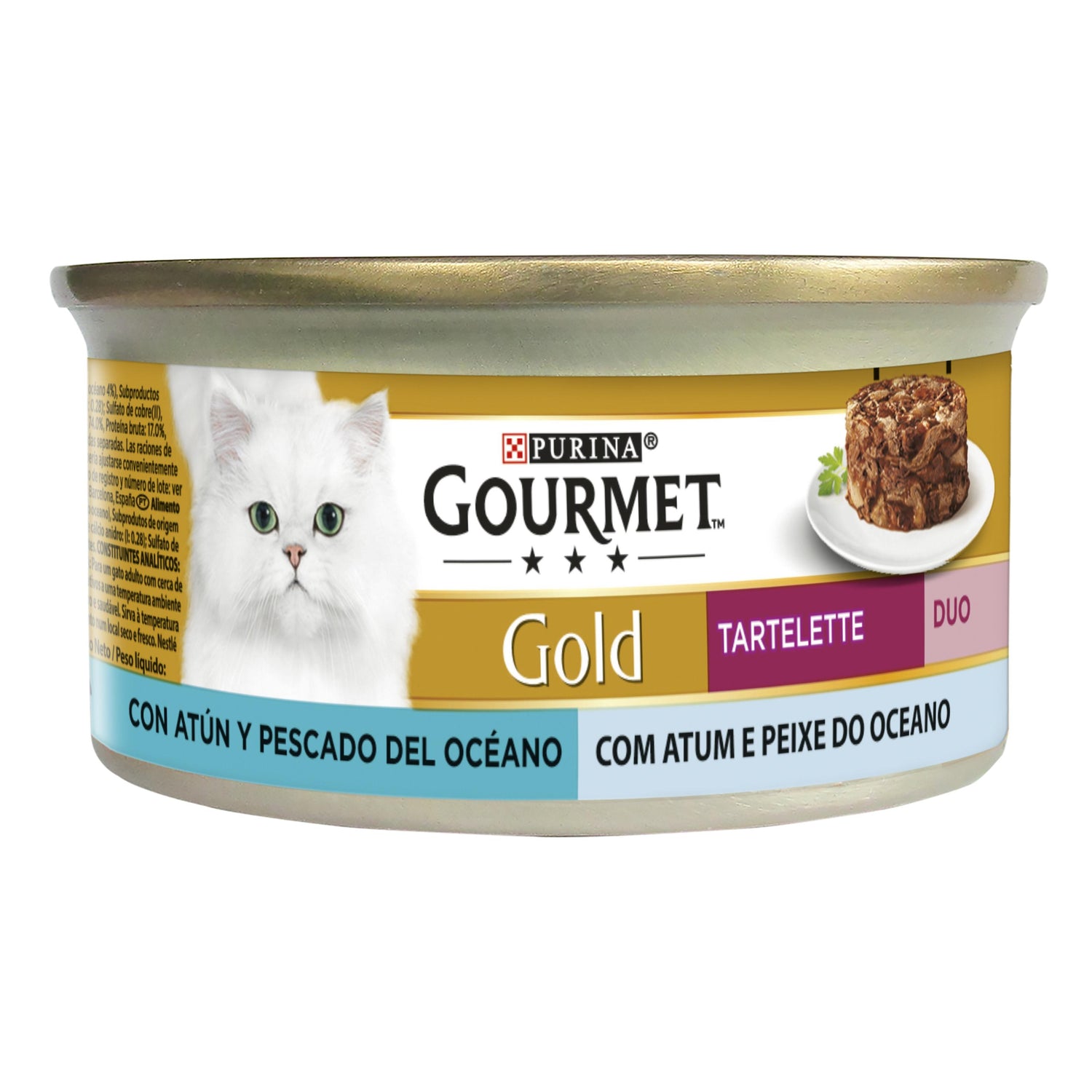 Comida Húmida para Gato Adulto Tartelette Duo Purina Gourmet Gold