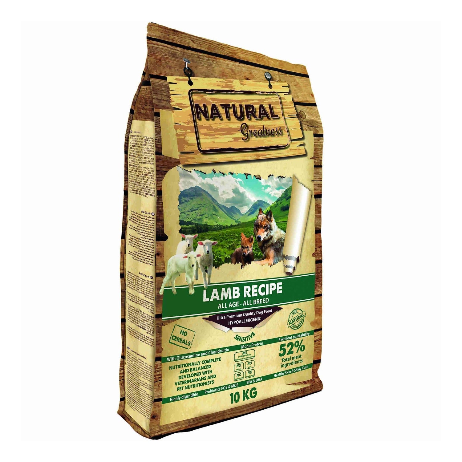 Ração para Cão Adulto Lamb Sensitive Natural Greatness