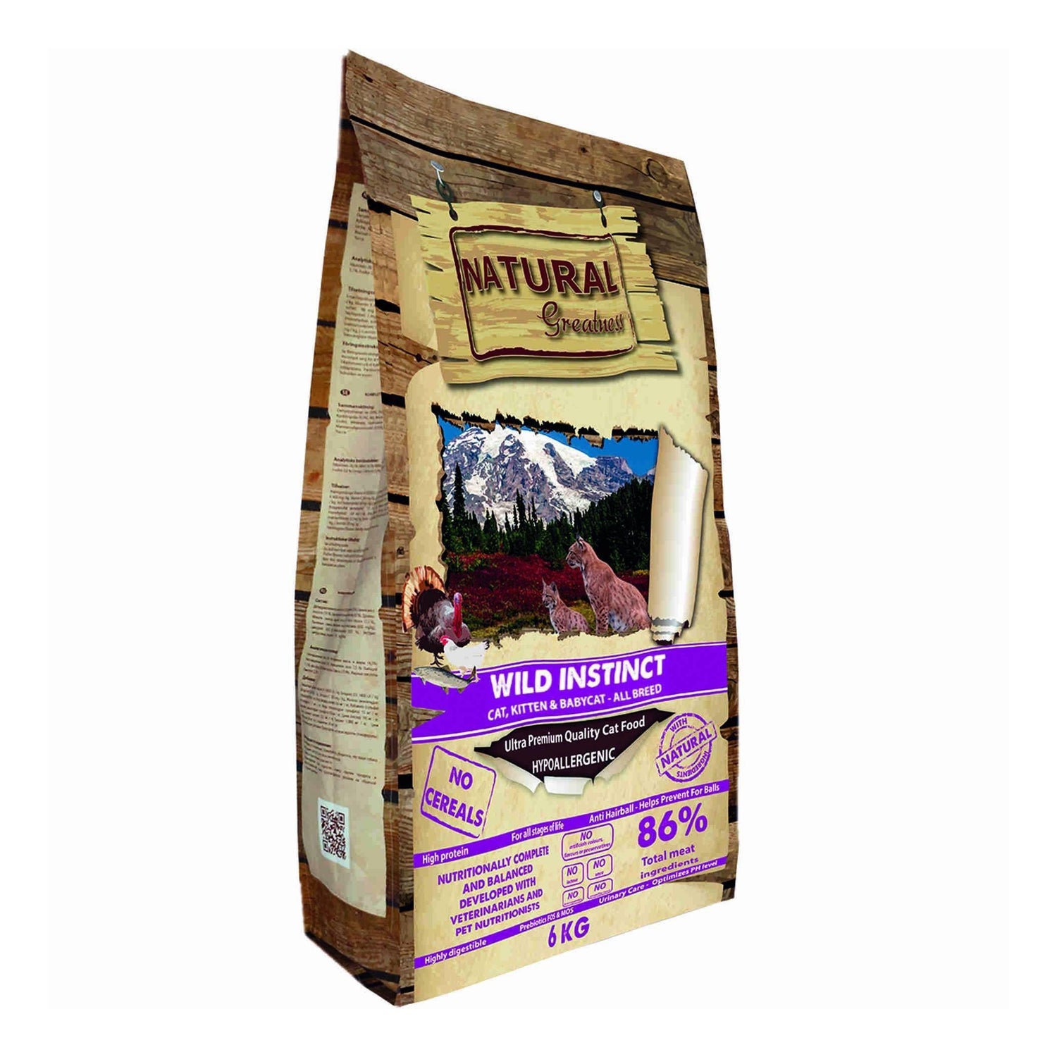 Ração para Gato Adulto Wild Instinct Natural Greatness