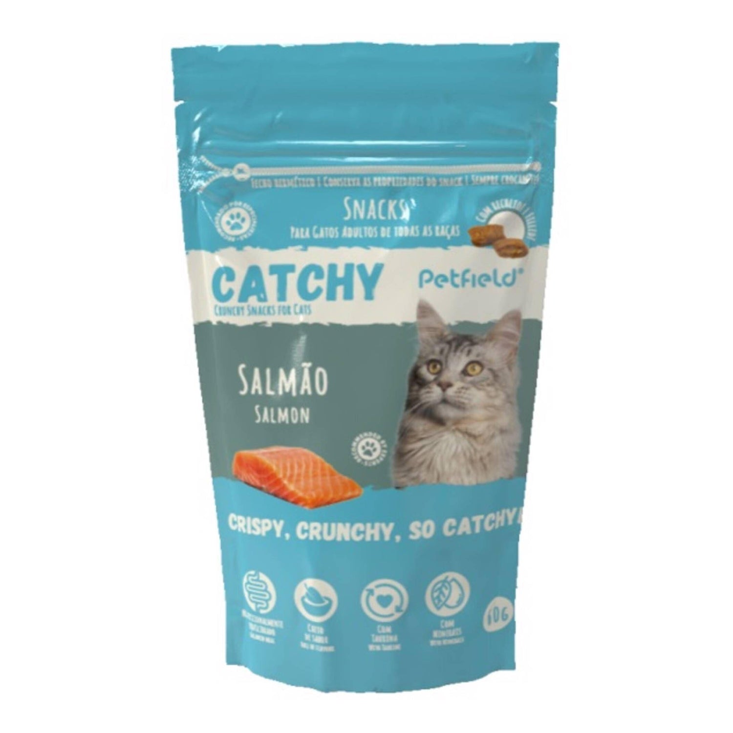 Snack para Gato Catchy Salmão Petfield