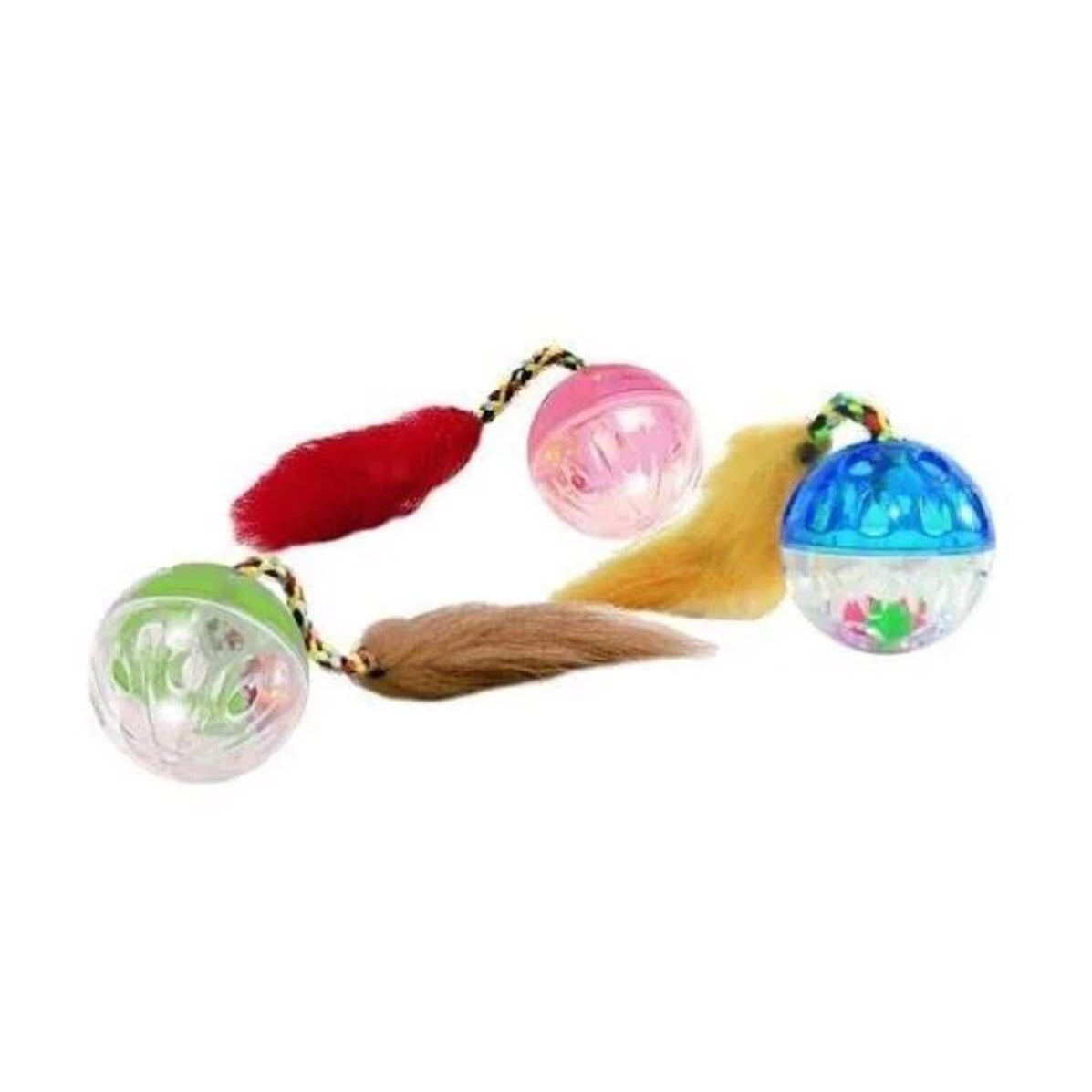 Brinquedo para Gato Bola com Pena Beeztees