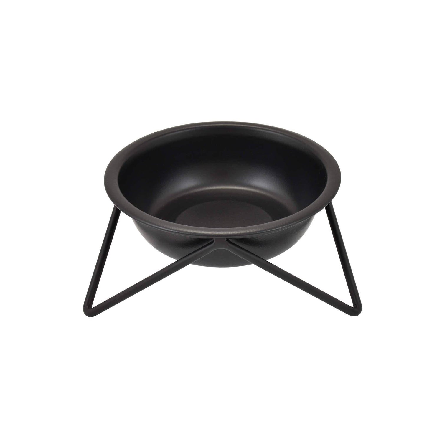 Comedouro Inox Grafite com Suporte Smartpet