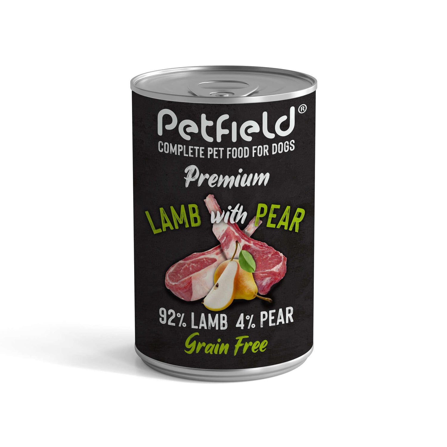 Comida Húmida para Cão Adulto Borrego e Pera Petfield