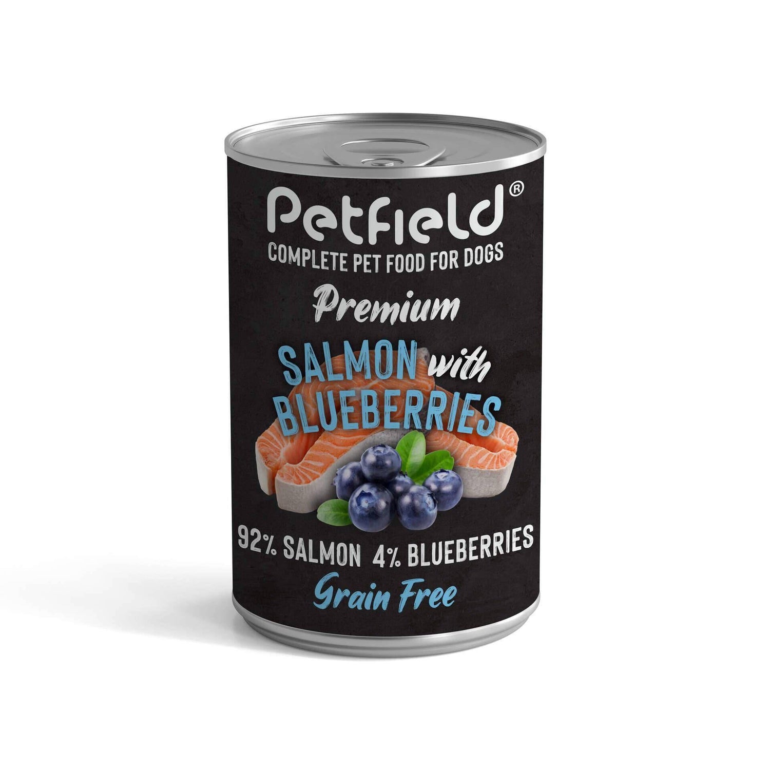 Comida Húmida para Cão Salmão e Mirtilos Petfield
