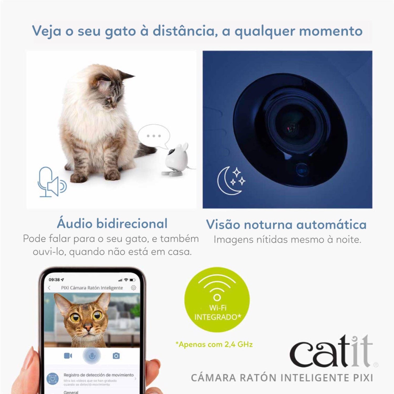Câmara de vigilância Pixi Catit