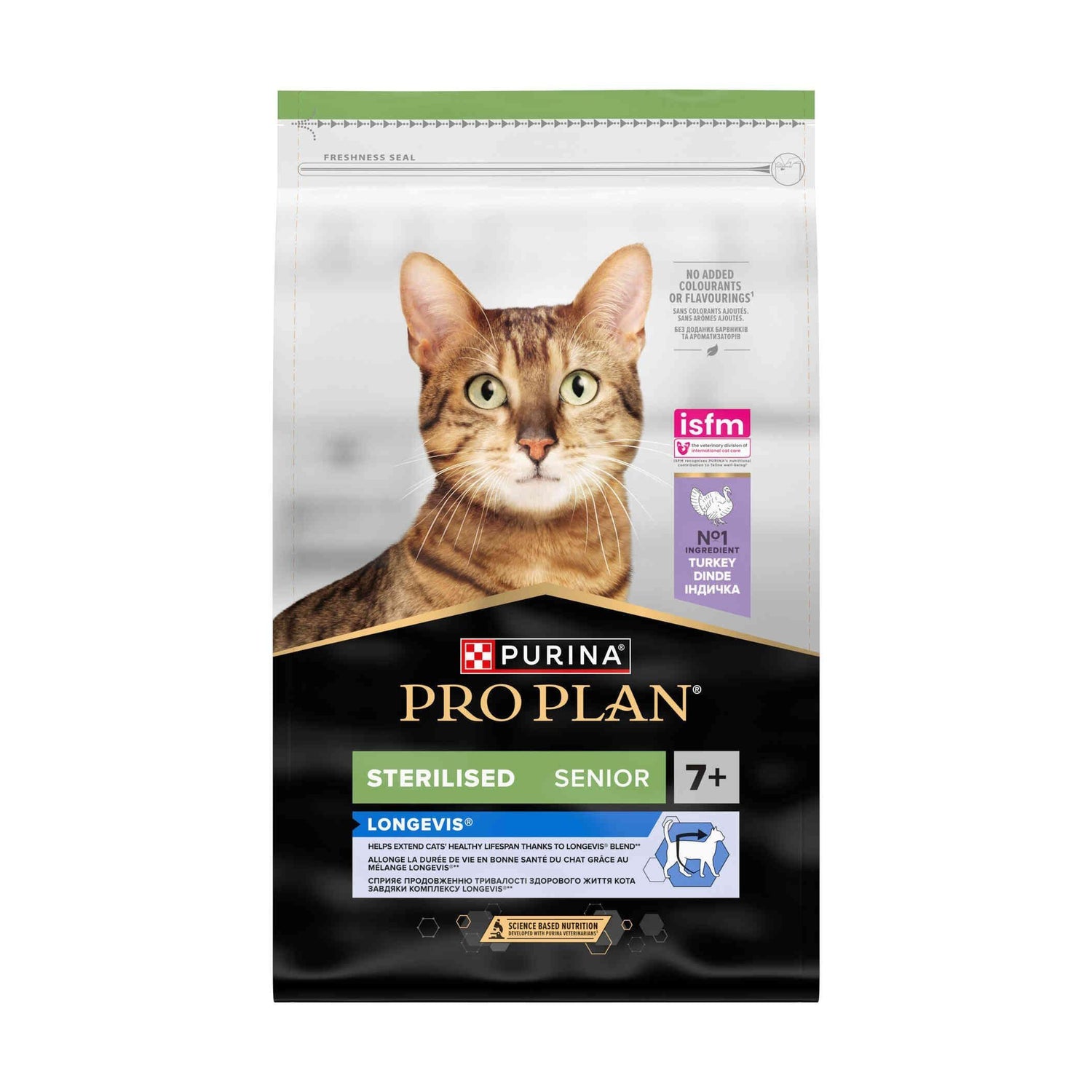 Ração para Gato Sénior Esterilizado Longevis Peru +7 Purina Pro Plan
