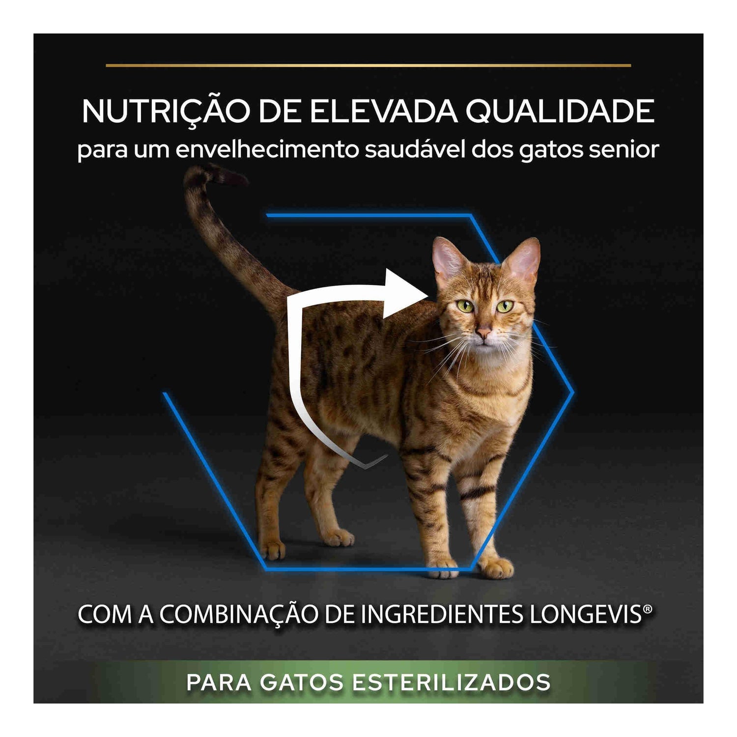 Ração para Gato Sénior Esterilizado Longevis Peru +7 Purina Pro Plan