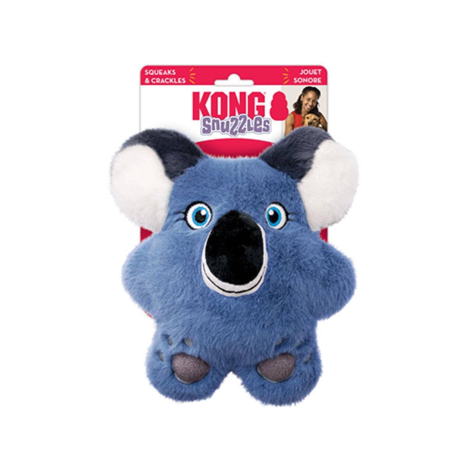 Brinquedo para Cão Peluche Snuzzles Koala Kong