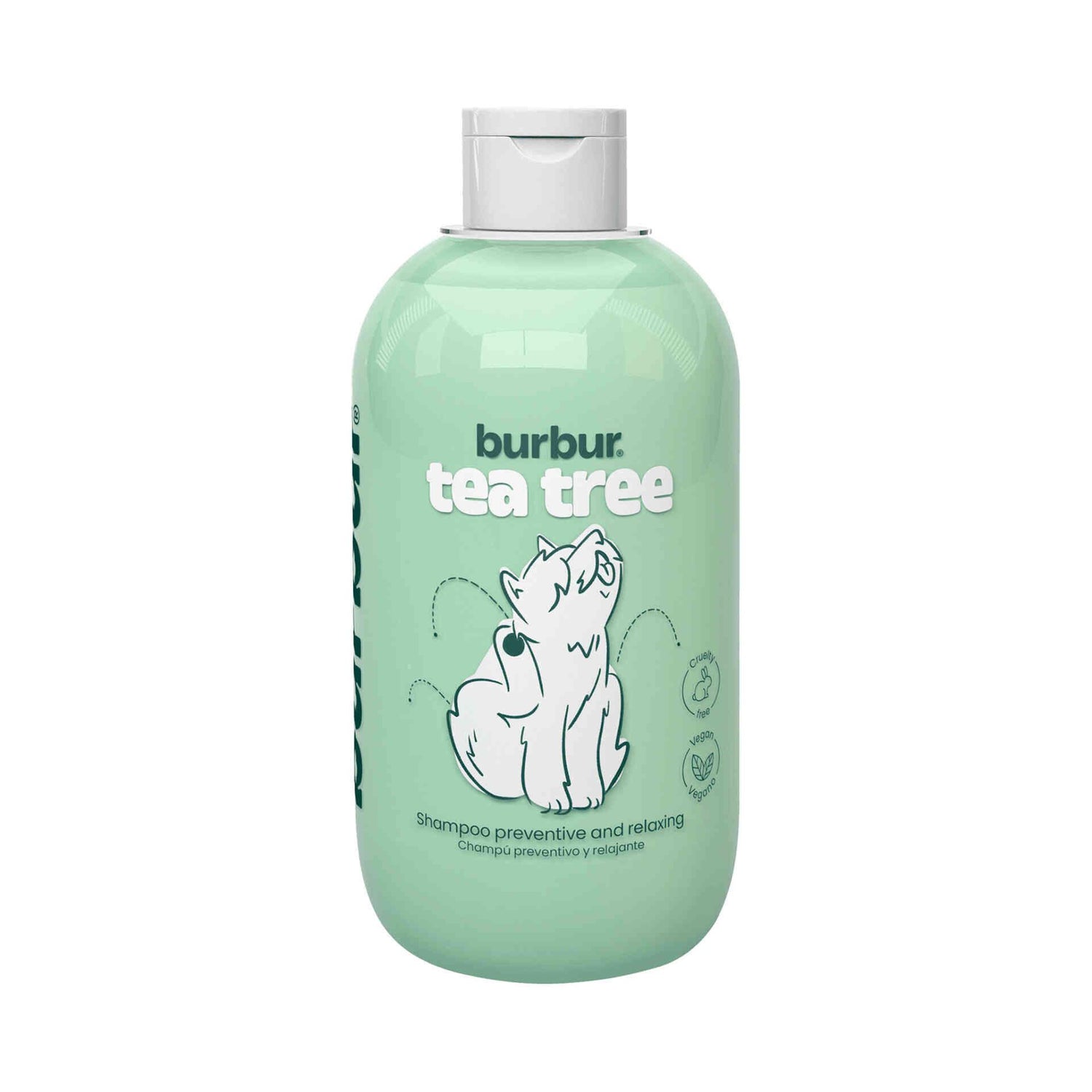 Champô para Cão Extrato De Chá Burbur
