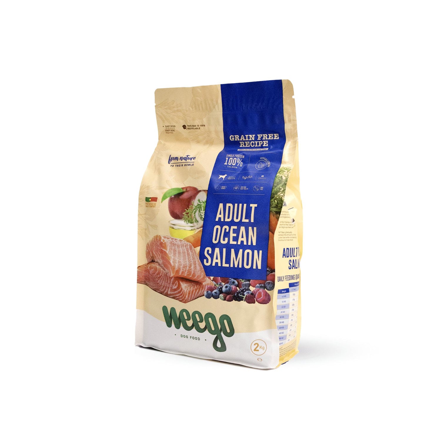 Ração para Cão Adulto Salmão Grain Free Weego