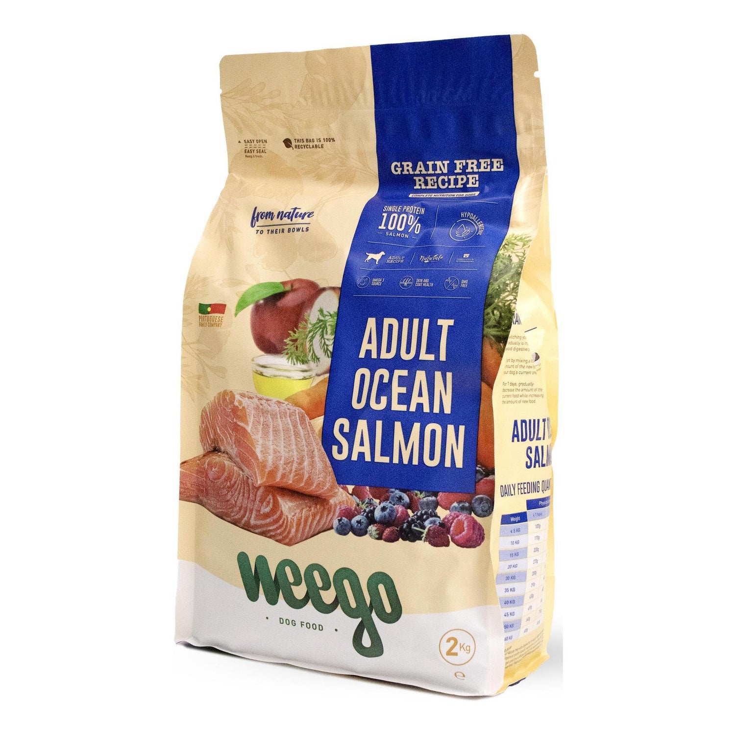 Ração para Cão Adulto Salmão Grain Free Weego