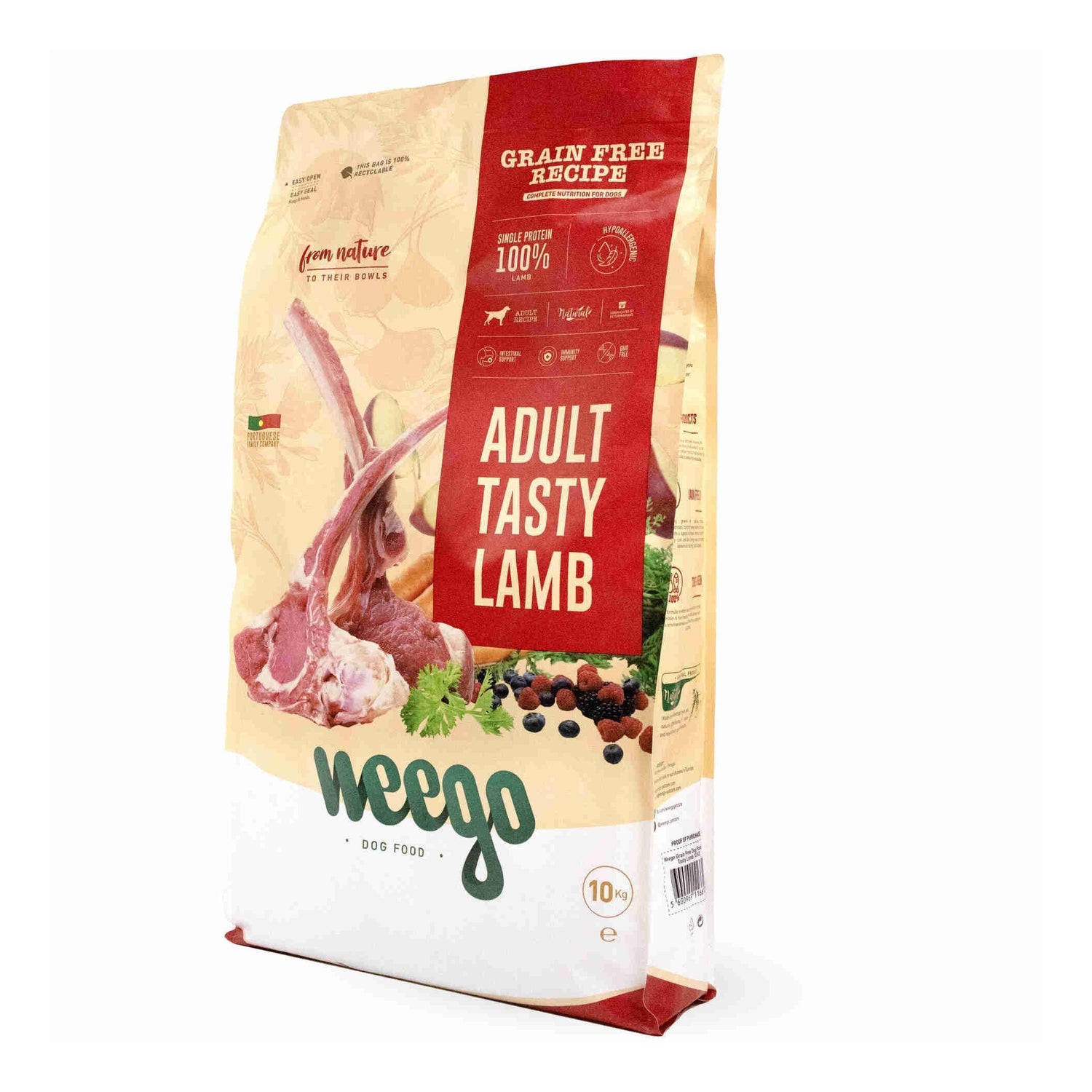 Ração para Cão Adulto Borrego Grain Free Weego