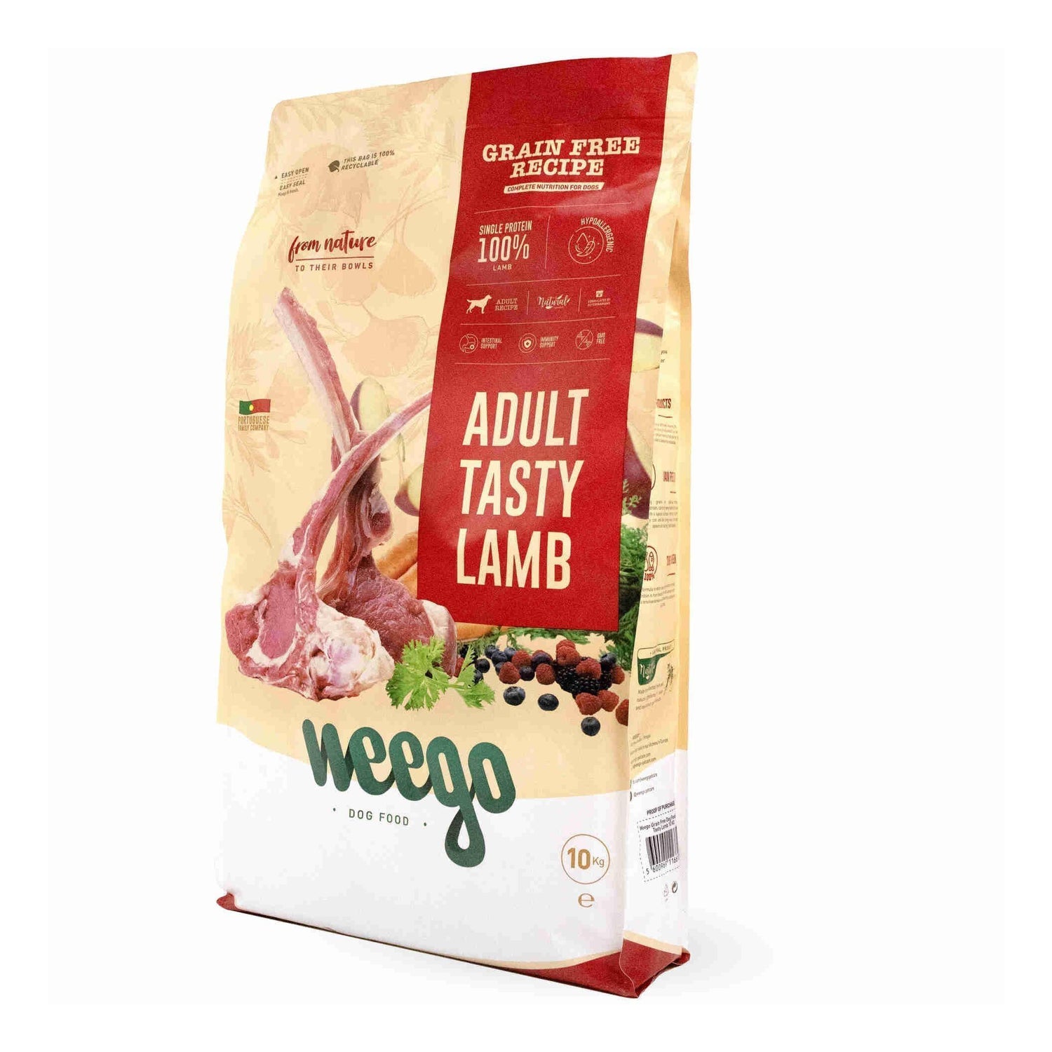Ração para Cão Adulto Borrego Grain Free Weego