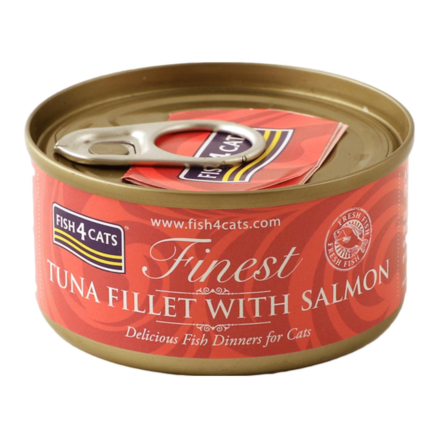 Comida Húmida para Gato Filete de Atum com Salmão Fish4Cats